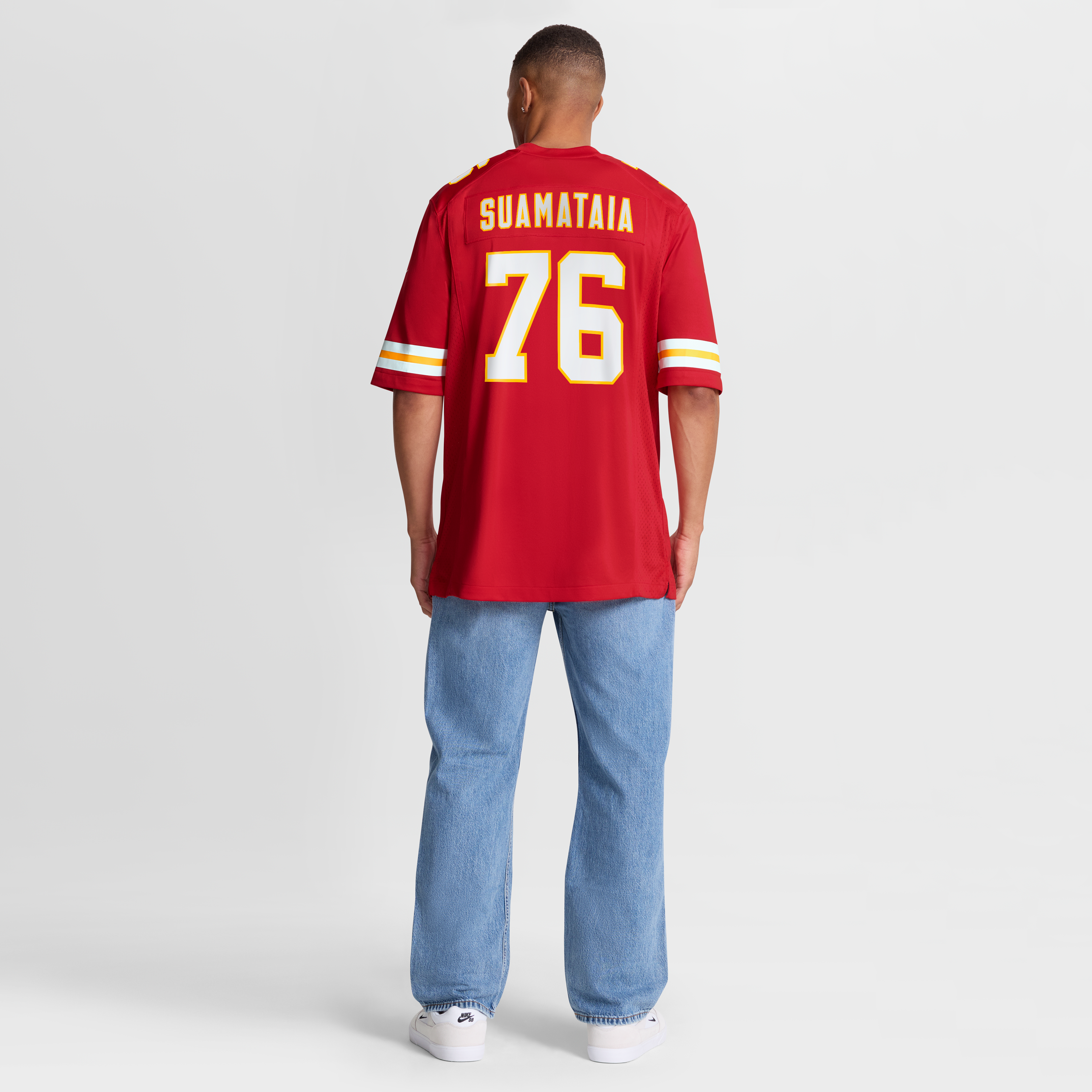Kingsley Suamataia Kansas City Chiefs Game Jersey - Red - Image 9