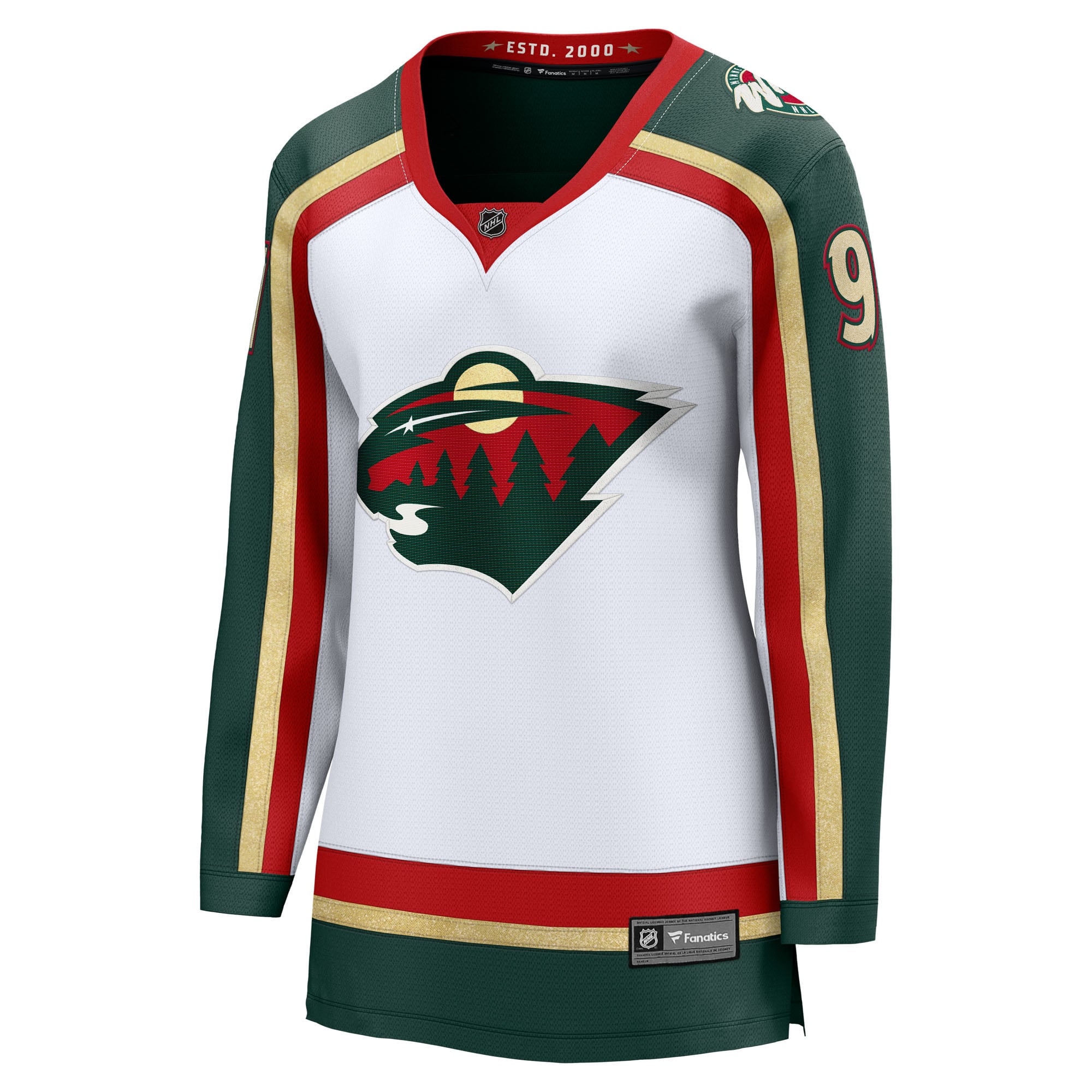 Kirill Kaprizov Minnesota Wild Women's 25th Anniversary Breakaway Player Jersey - White - Image 3