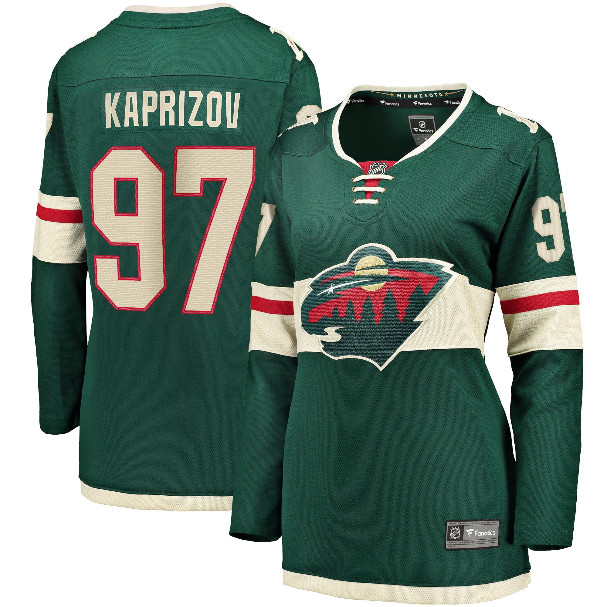 Kirill Kaprizov Minnesota Wild Women's Home Breakaway Jersey - Green