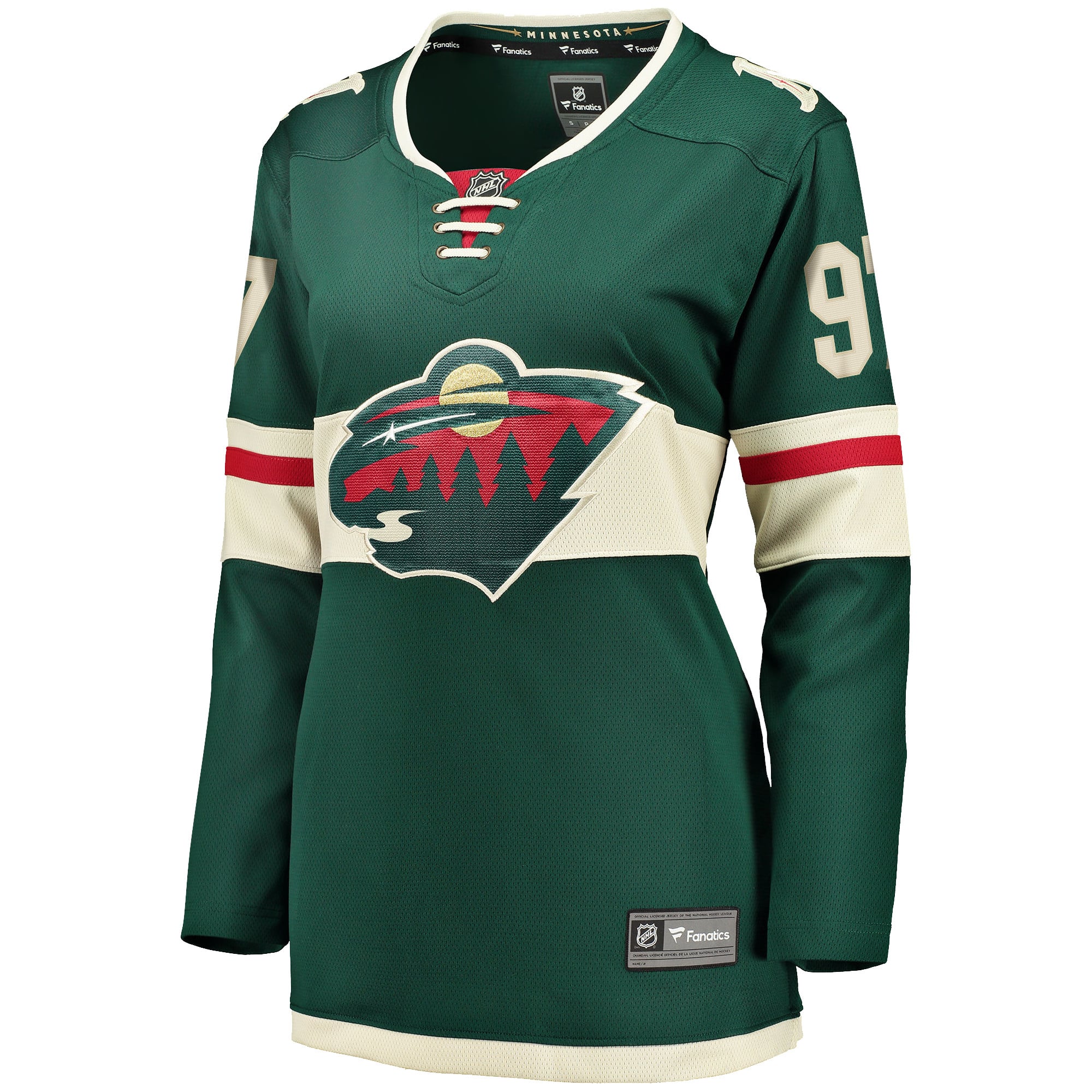 Kirill Kaprizov Minnesota Wild Women's Home Breakaway Jersey - Green - Image 3
