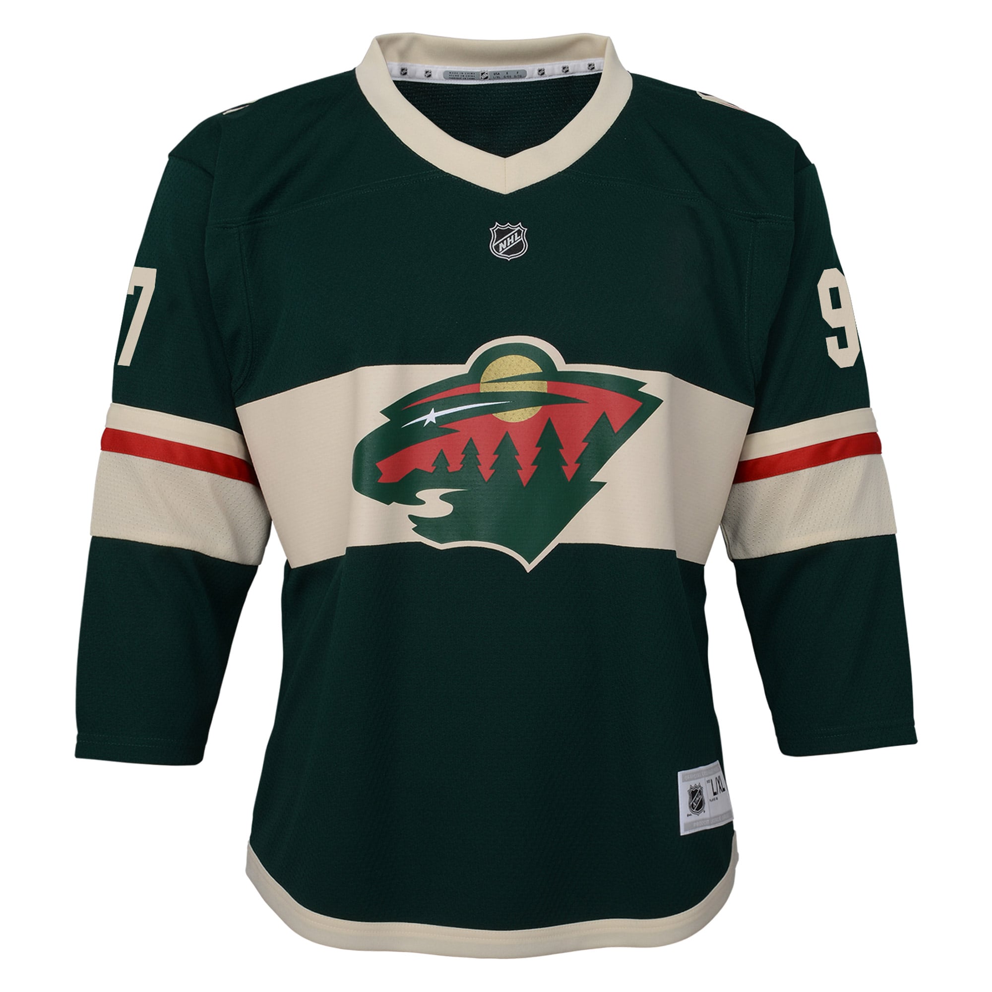 Kirill Kaprizov Minnesota Wild Youth 25th Anniversary Player Jersey - Green - Image 3