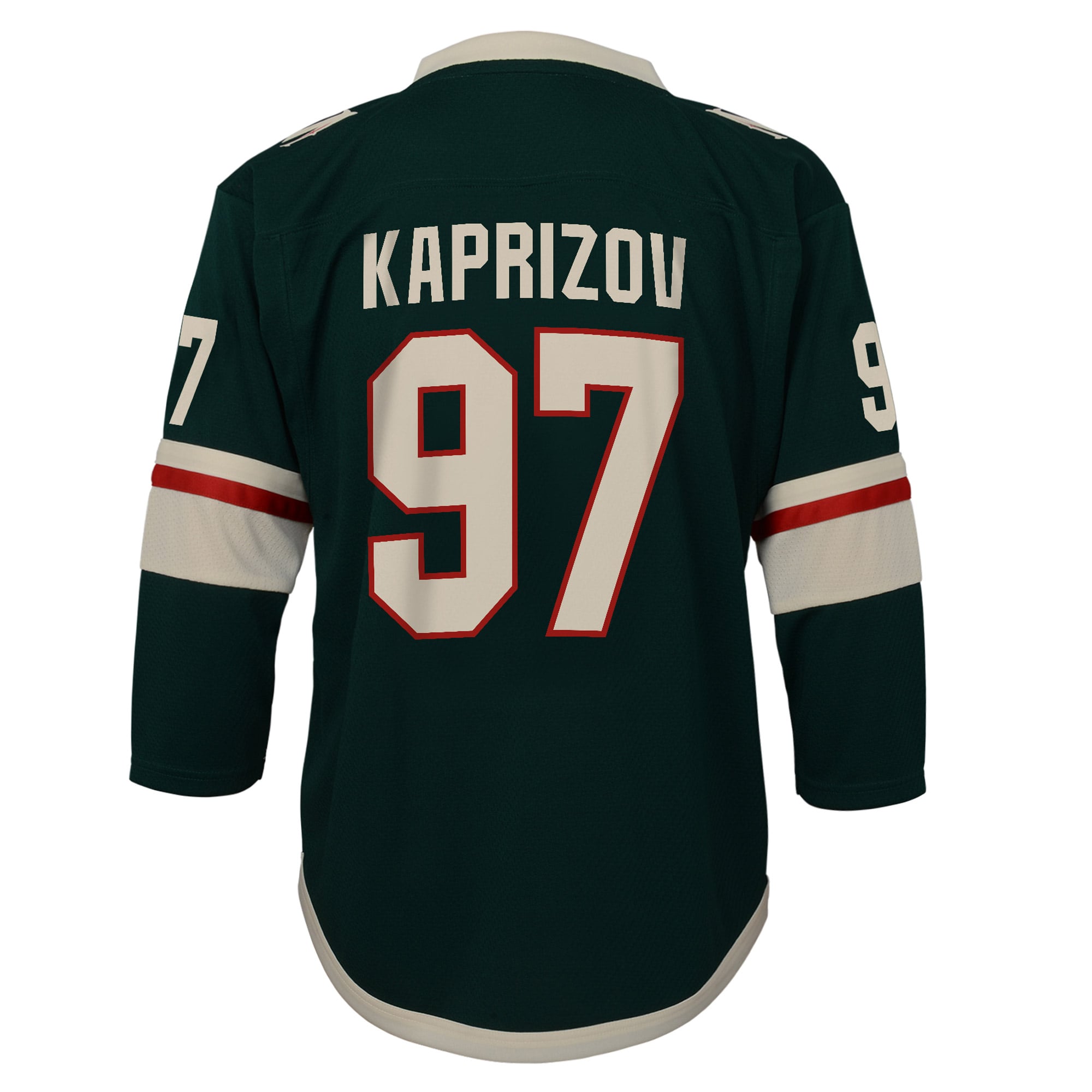 Kirill Kaprizov Minnesota Wild Youth Home Player Jersey - Green - Image 4
