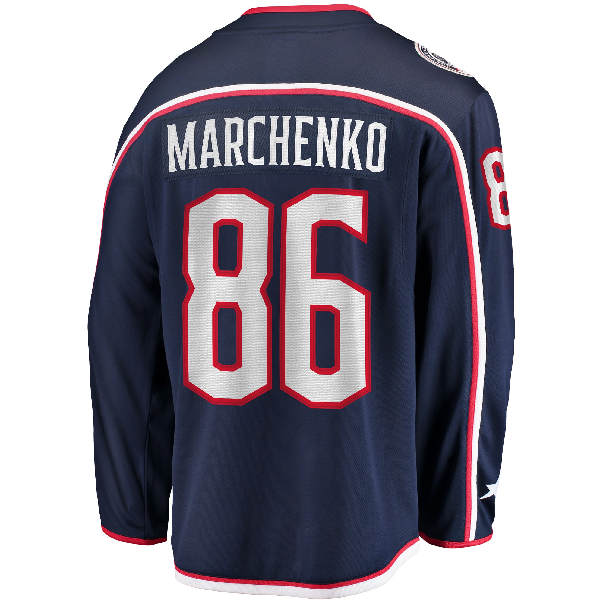 Kirill Marchenko Columbus Blue Jackets Home Breakaway Jersey - Navy - Image 4