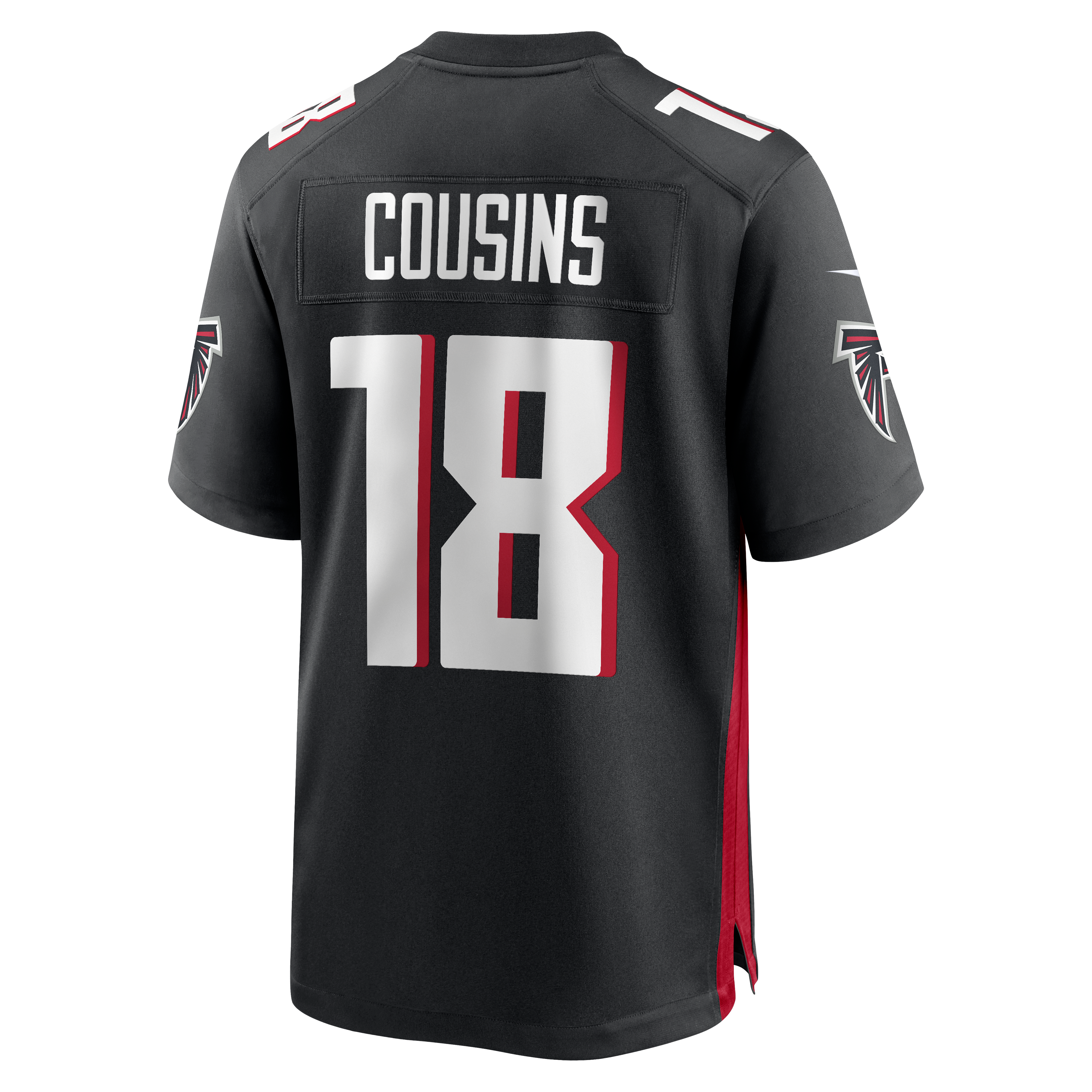 Kirk Cousins Atlanta Falcons Game Player Jersey - Black - Image 4