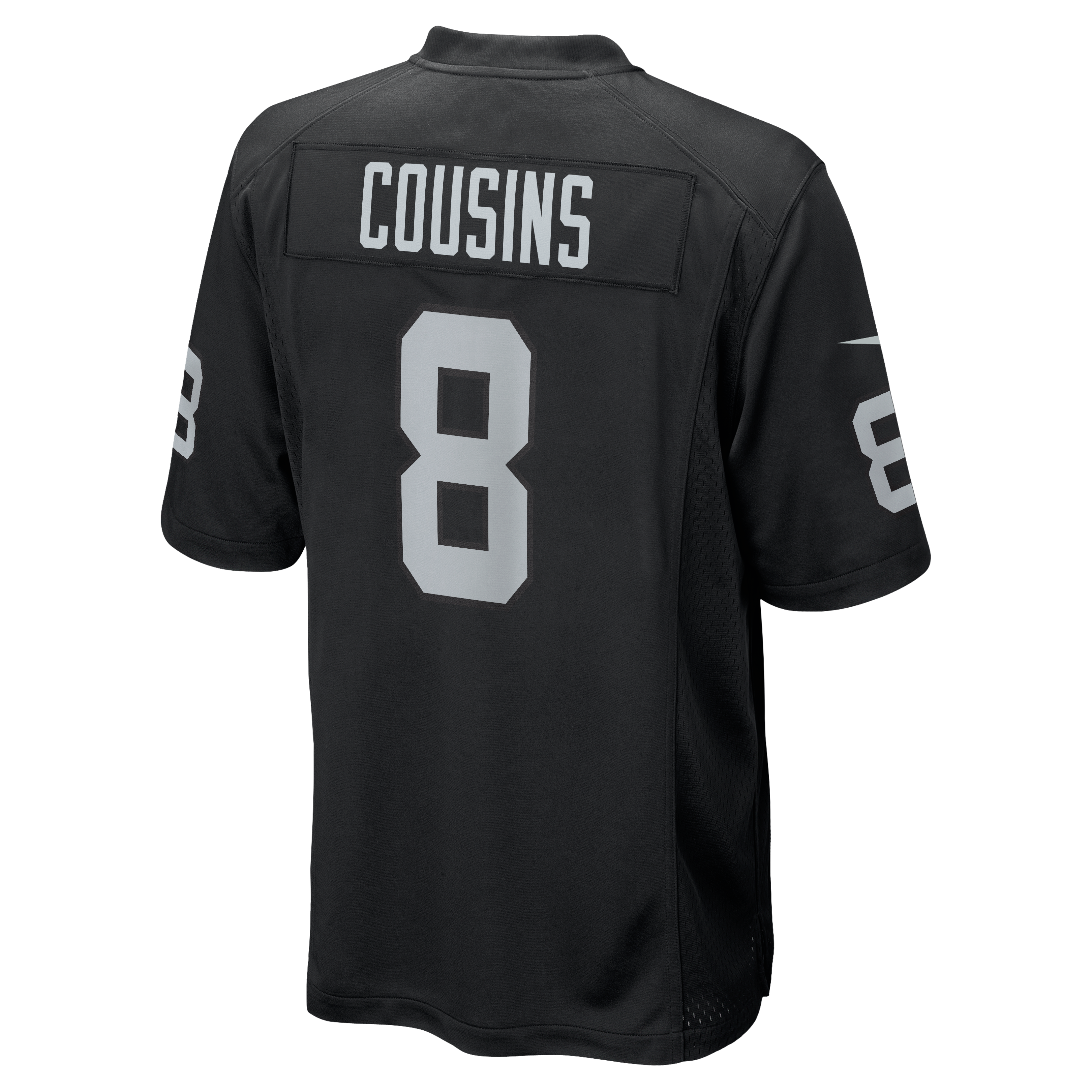 Kirk Cousins Las Vegas Raiders Team Game Jersey - Black - Image 4
