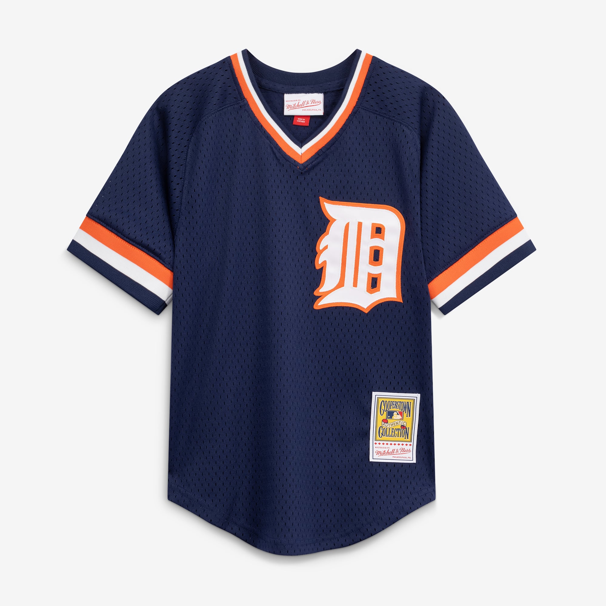 Kirk Gibson Detroit Tigers Youth Cooperstown Collection Mesh Batting Practice Jersey - Navy - Image 3