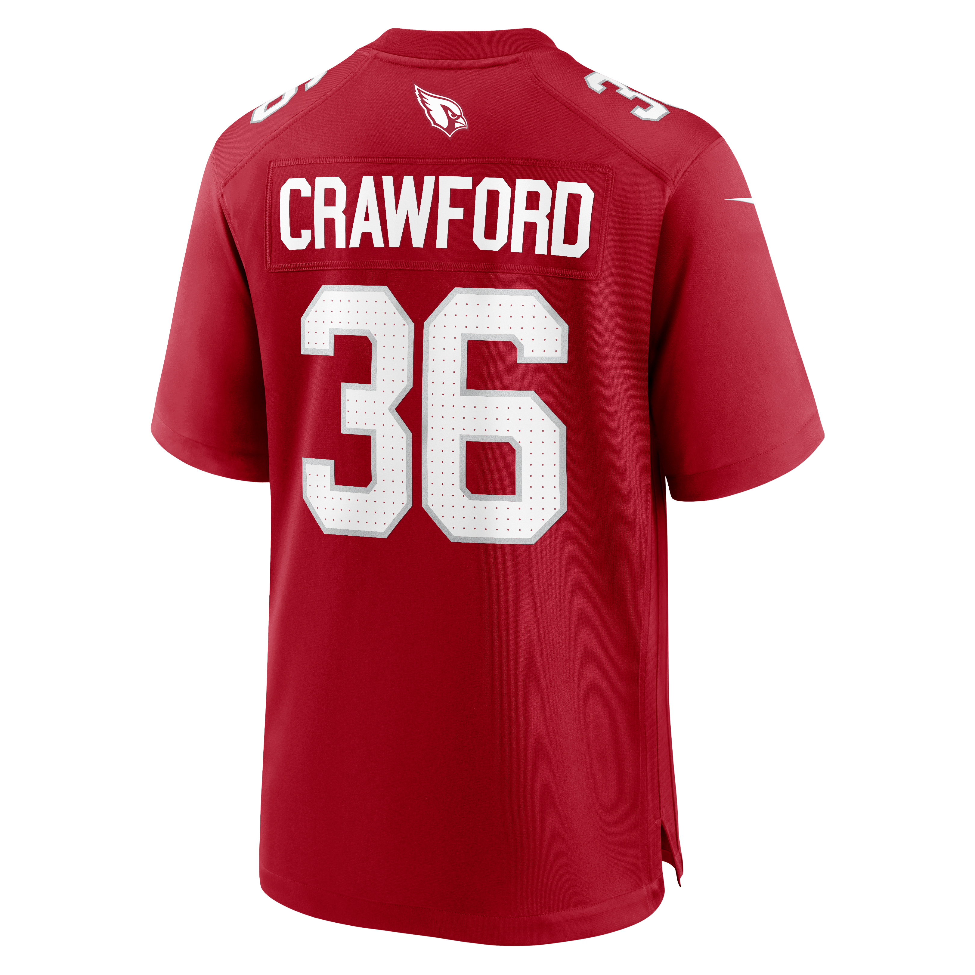 Kitan Crawford Arizona Cardinals Team Game Jersey - Cardinal - Image 4