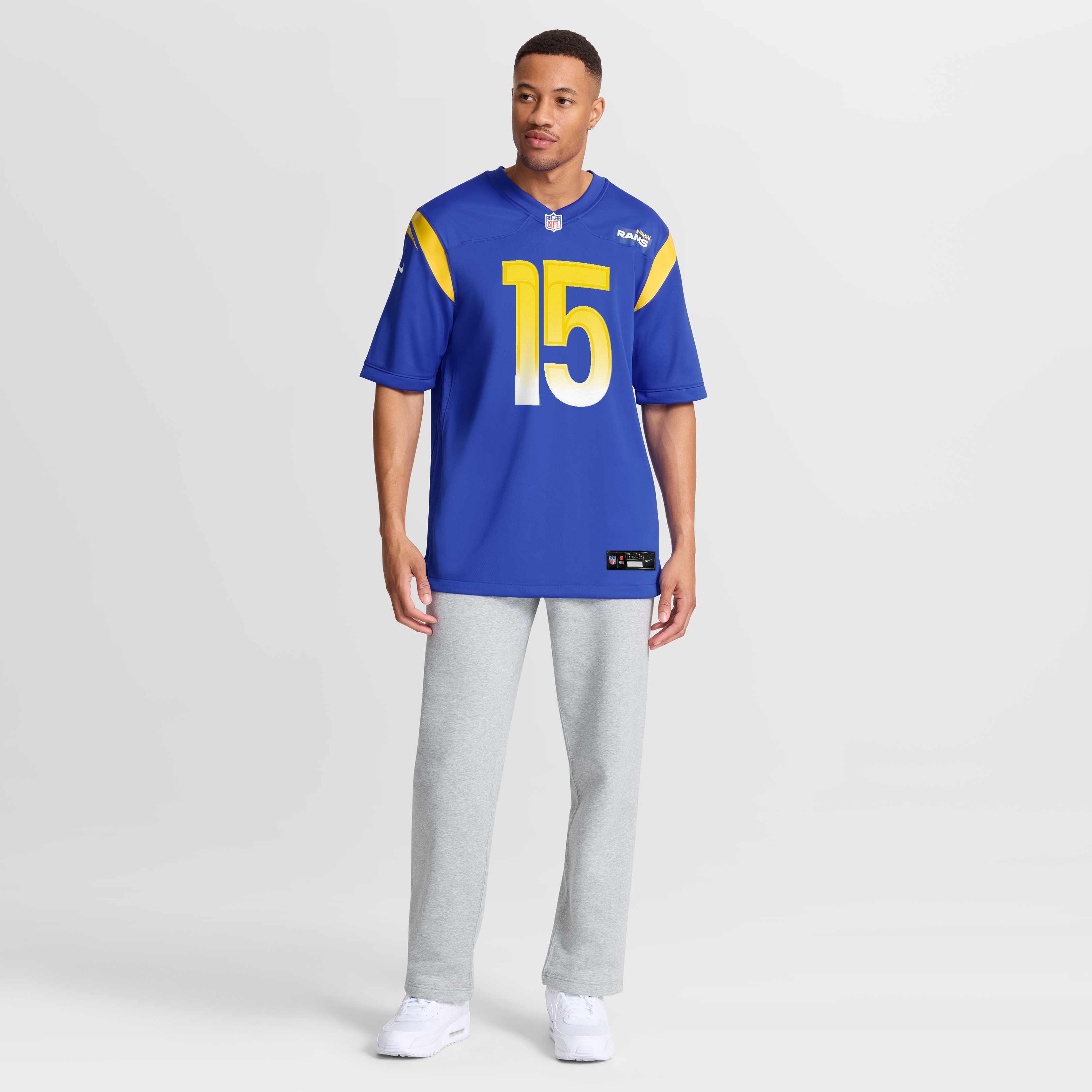 Konata Mumpfield Los Angeles Rams Team Game Jersey - Royal - Image 8