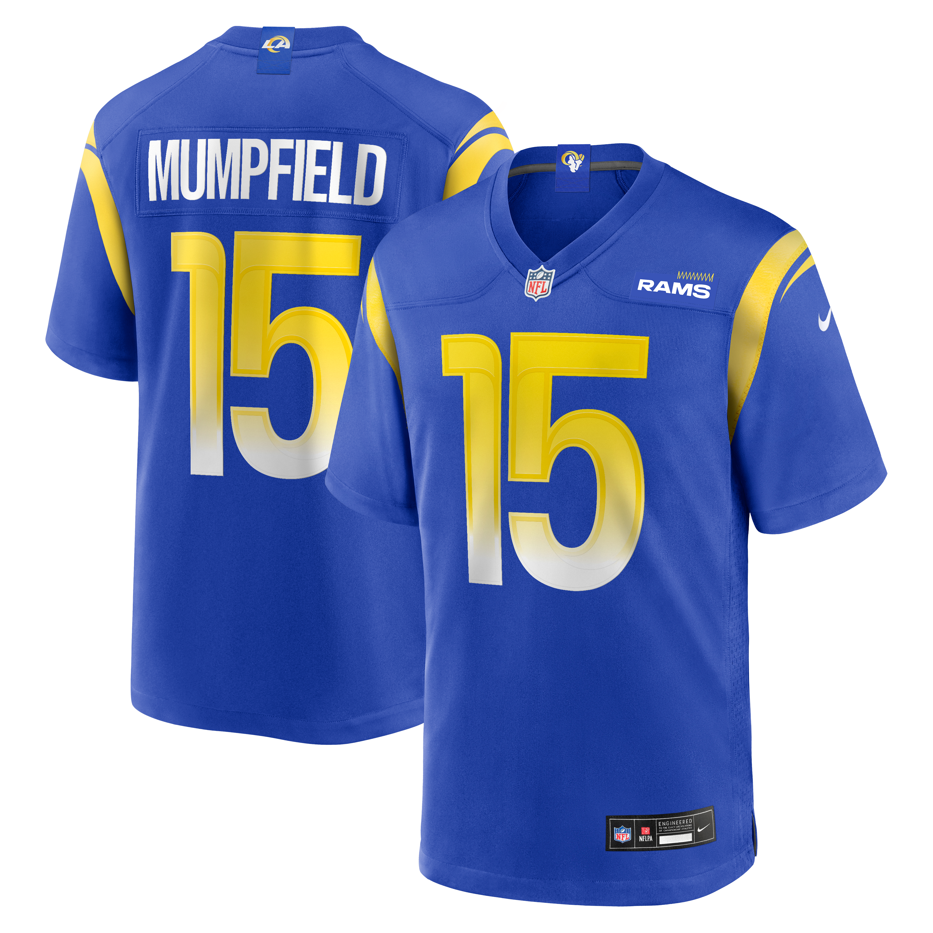 Konata Mumpfield Los Angeles Rams Team Game Jersey - Royal - Image 2
