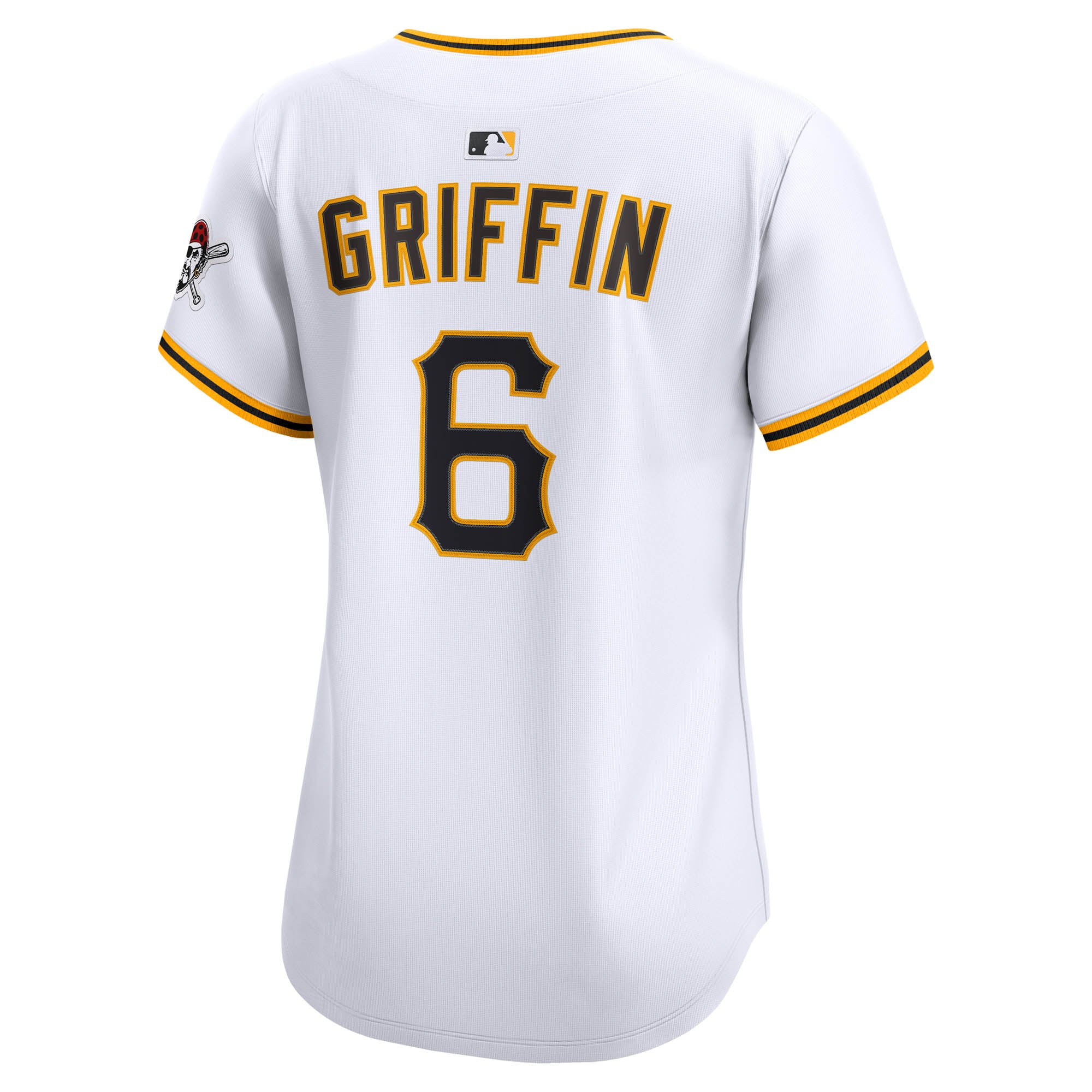 Konnor Griffin Pittsburgh Pirates Women's Home Limited Jersey - White - Image 4