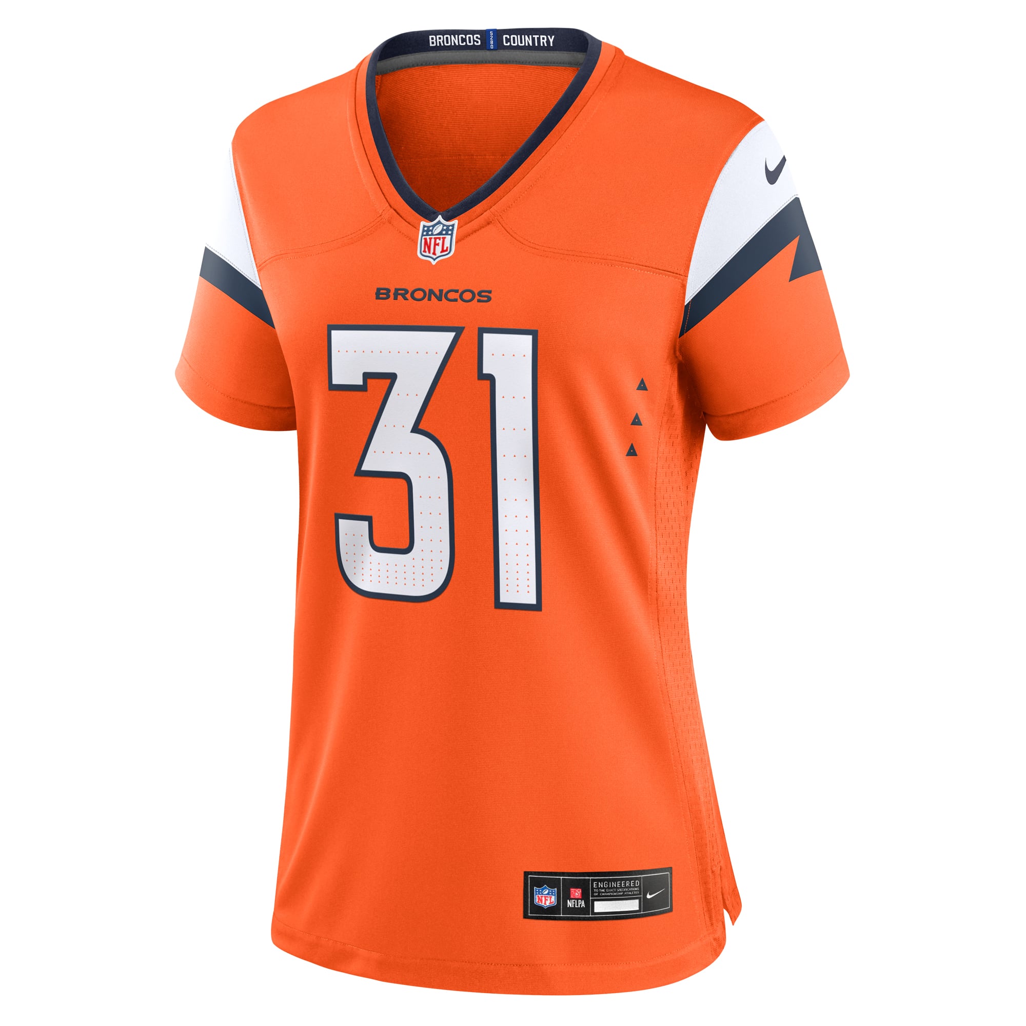 Kris Abrams-Draine Denver Broncos Women's Team Game Jersey - Orange - Image 3