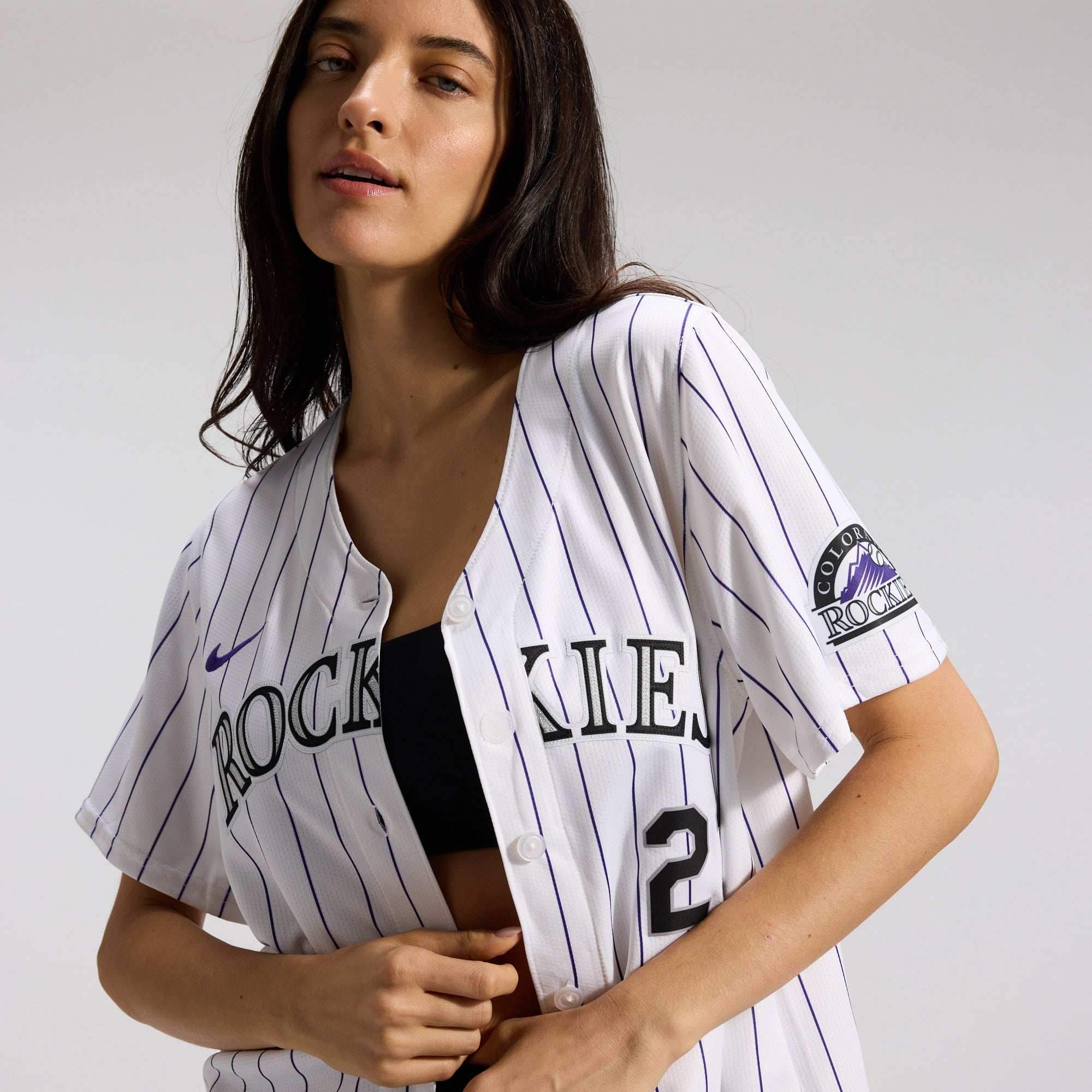 Kris Bryant Colorado Rockies Women's Home Limited Player Jersey - White - Image 11