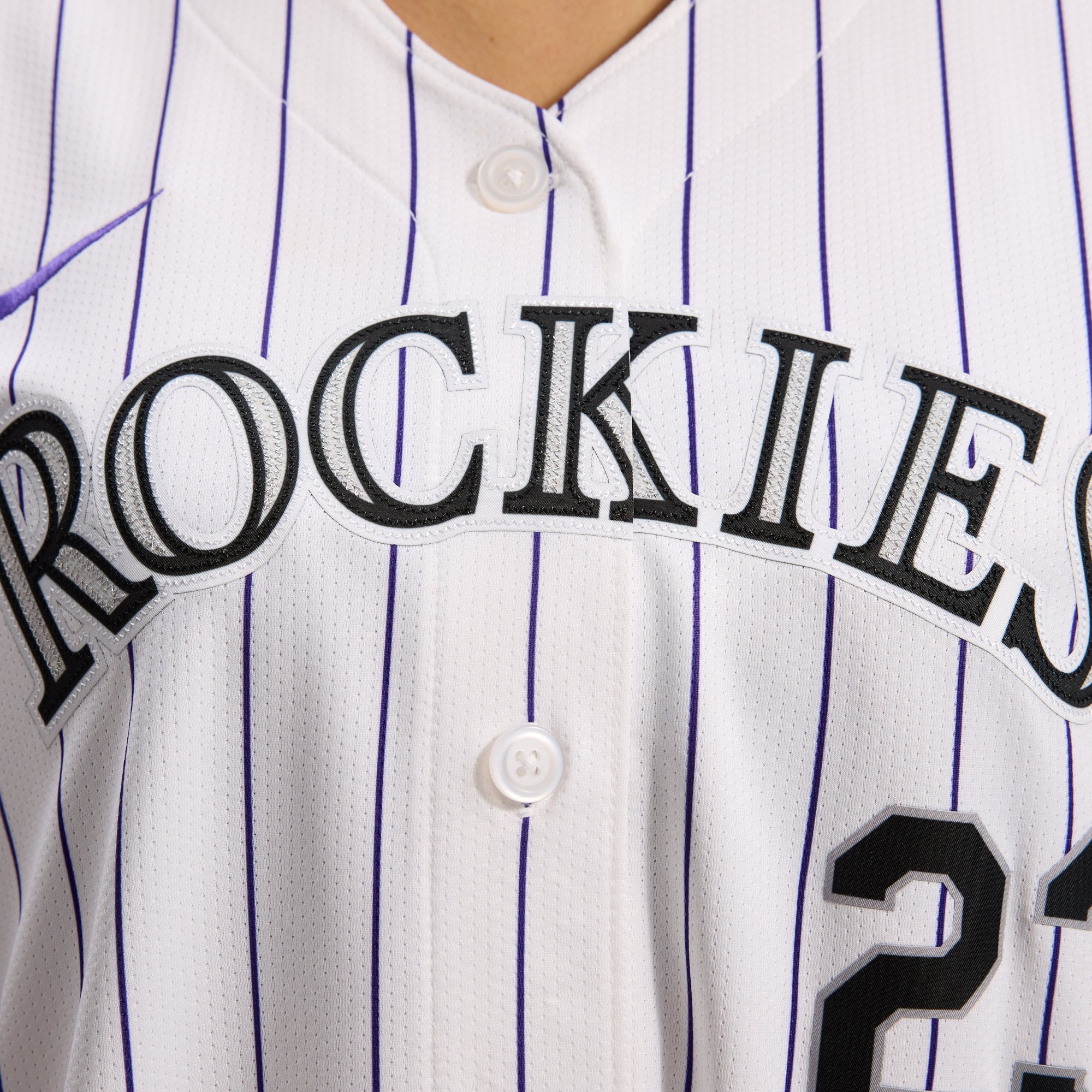 Kris Bryant Colorado Rockies Women's Home Limited Player Jersey - White - Image 12