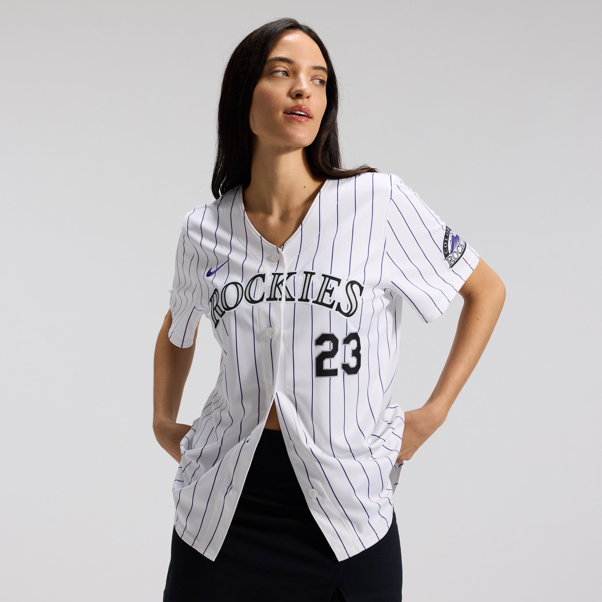 Kris Bryant Colorado Rockies Women's Home Limited Player Jersey - White - Image 3