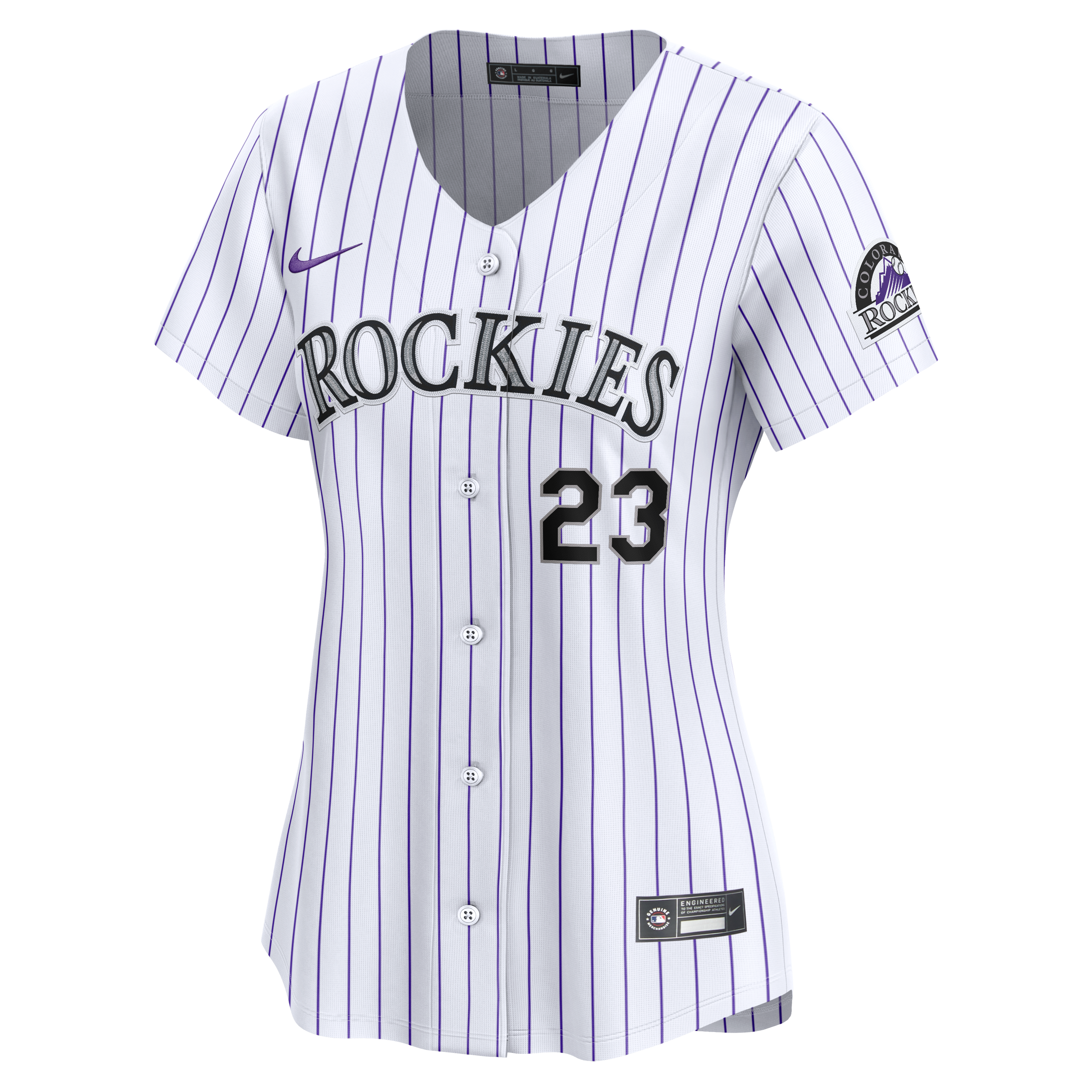Kris Bryant Colorado Rockies Women's Home Limited Player Jersey - White - Image 7