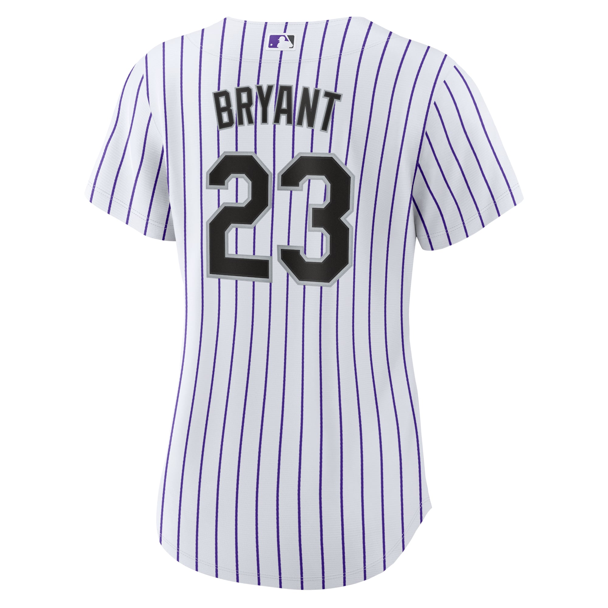 Kris Bryant Colorado Rockies Women's Player Jersey - White/Purple - Image 4