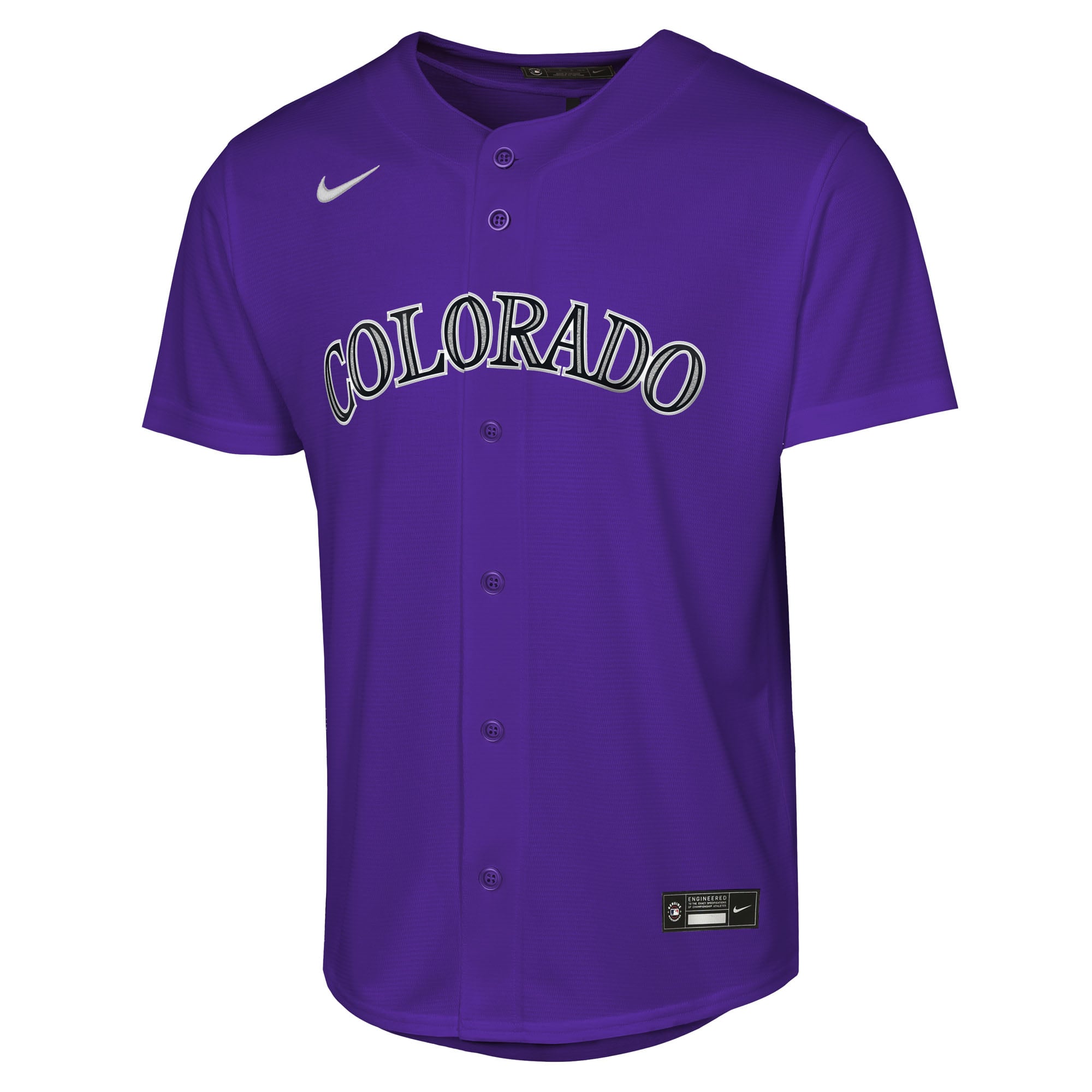 Kris Bryant Colorado Rockies Youth Alternate Jersey - Purple - Image 3