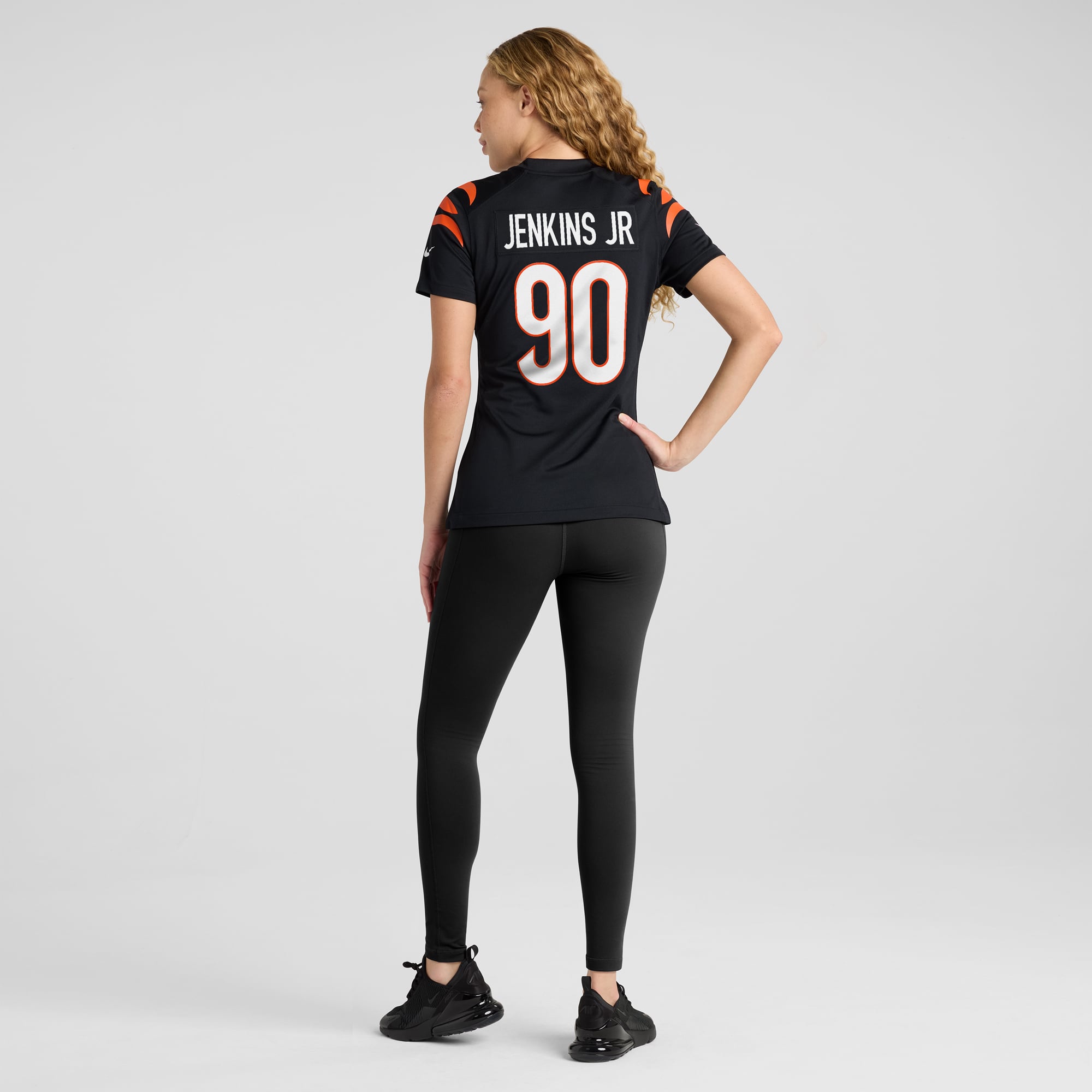 Kris Jenkins Jr. Cincinnati Bengals Women's Game Jersey - Black - Image 6