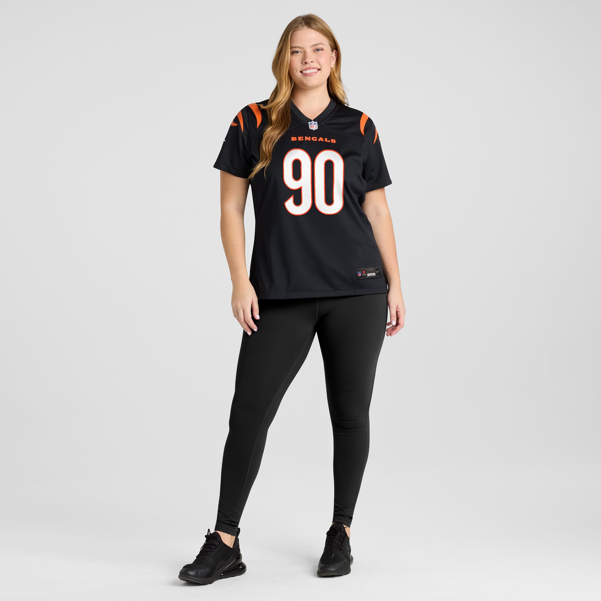 Kris Jenkins Jr. Cincinnati Bengals Women's Game Jersey - Black - Image 7