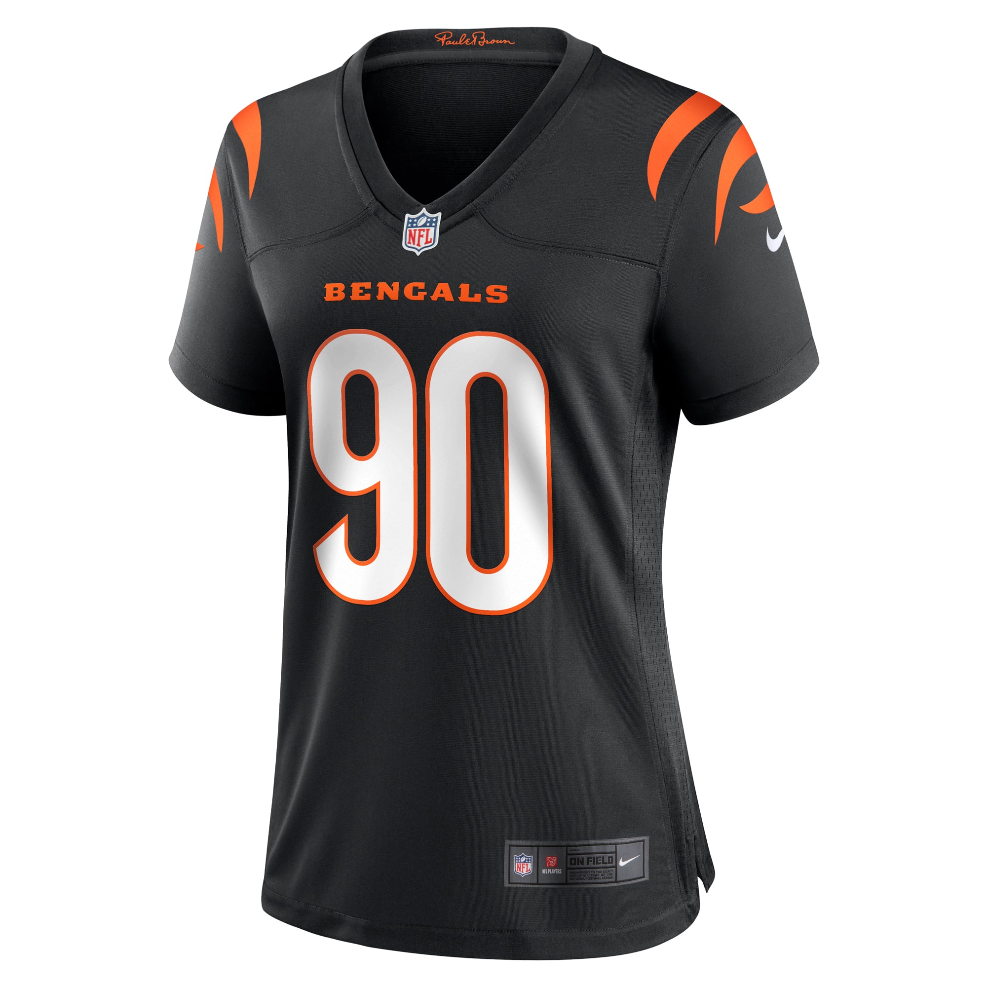 Kris Jenkins Jr. Cincinnati Bengals Women's Game Jersey - Black - Image 3