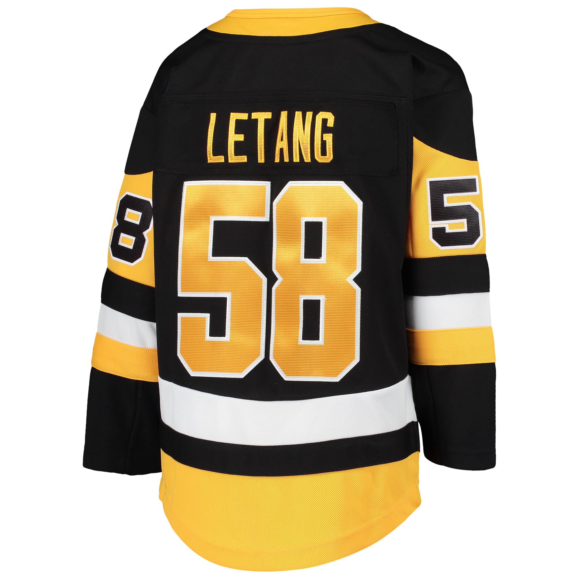 Kris Letang Pittsburgh Penguins Youth Premier Player Jersey - Black - Image 4