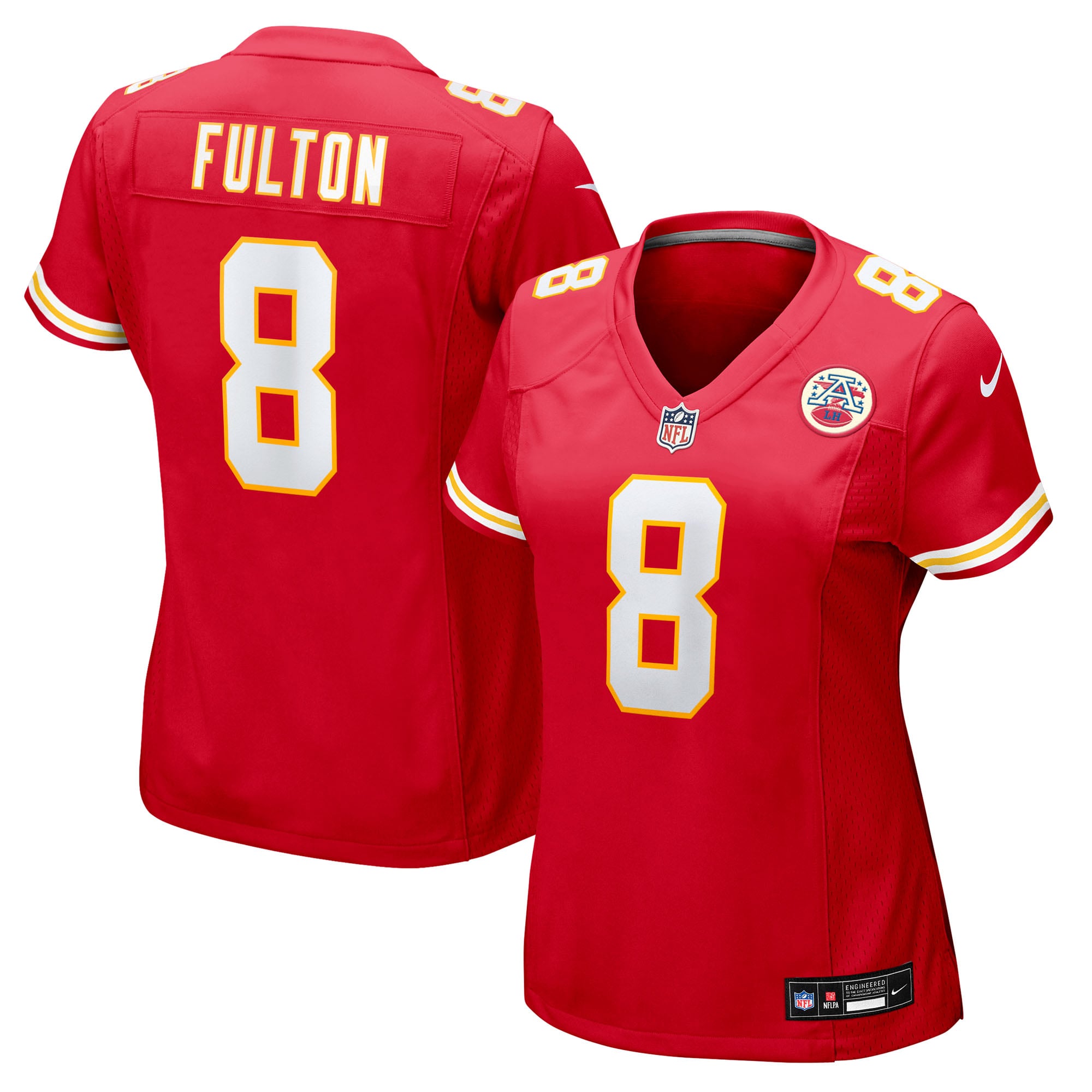 Kristian Fulton Kansas City Chiefs Women's Team Game Jersey - Red - Image 2