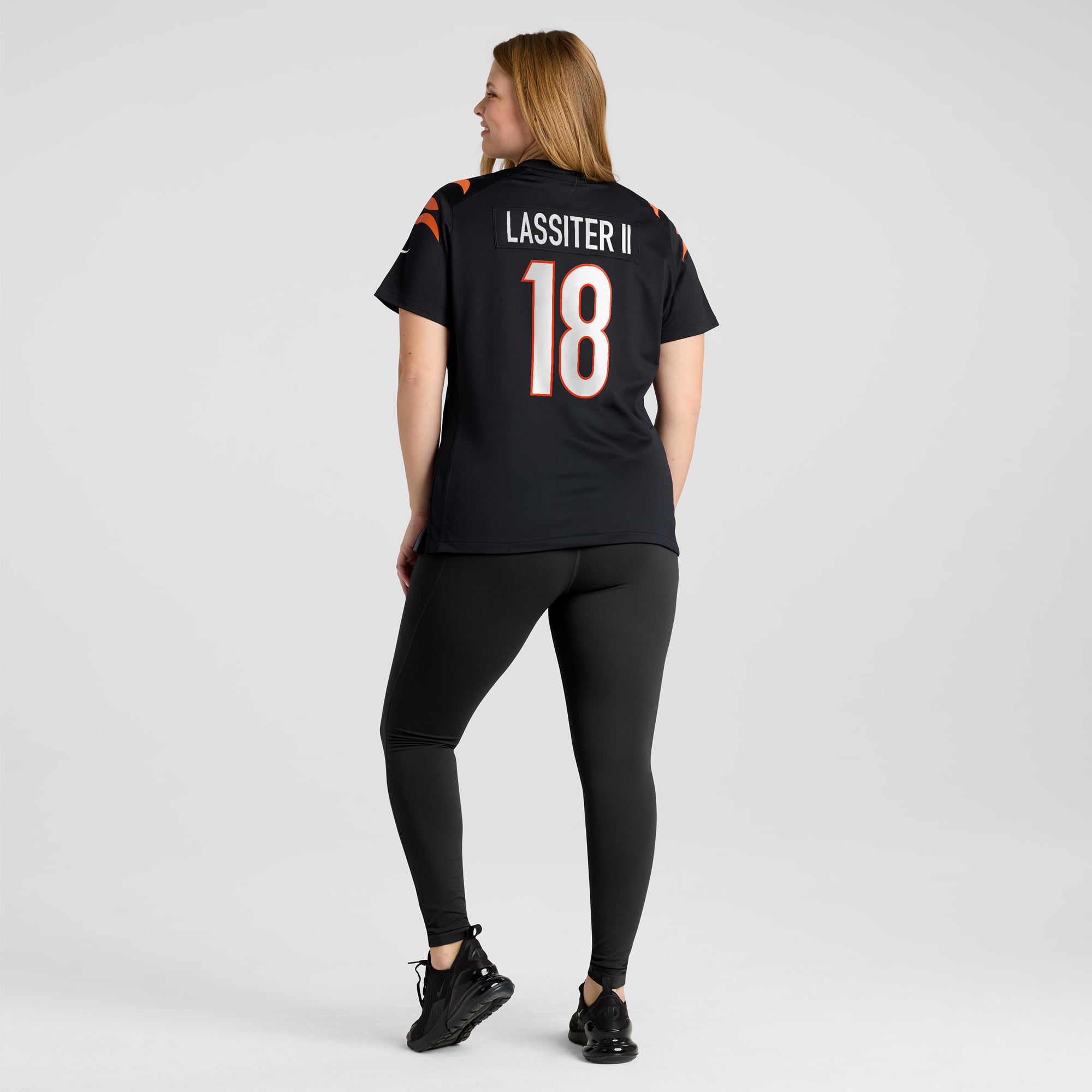 Kwamie Lassiter II Cincinnati Bengals Women's Game Player Jersey - Black - Image 8