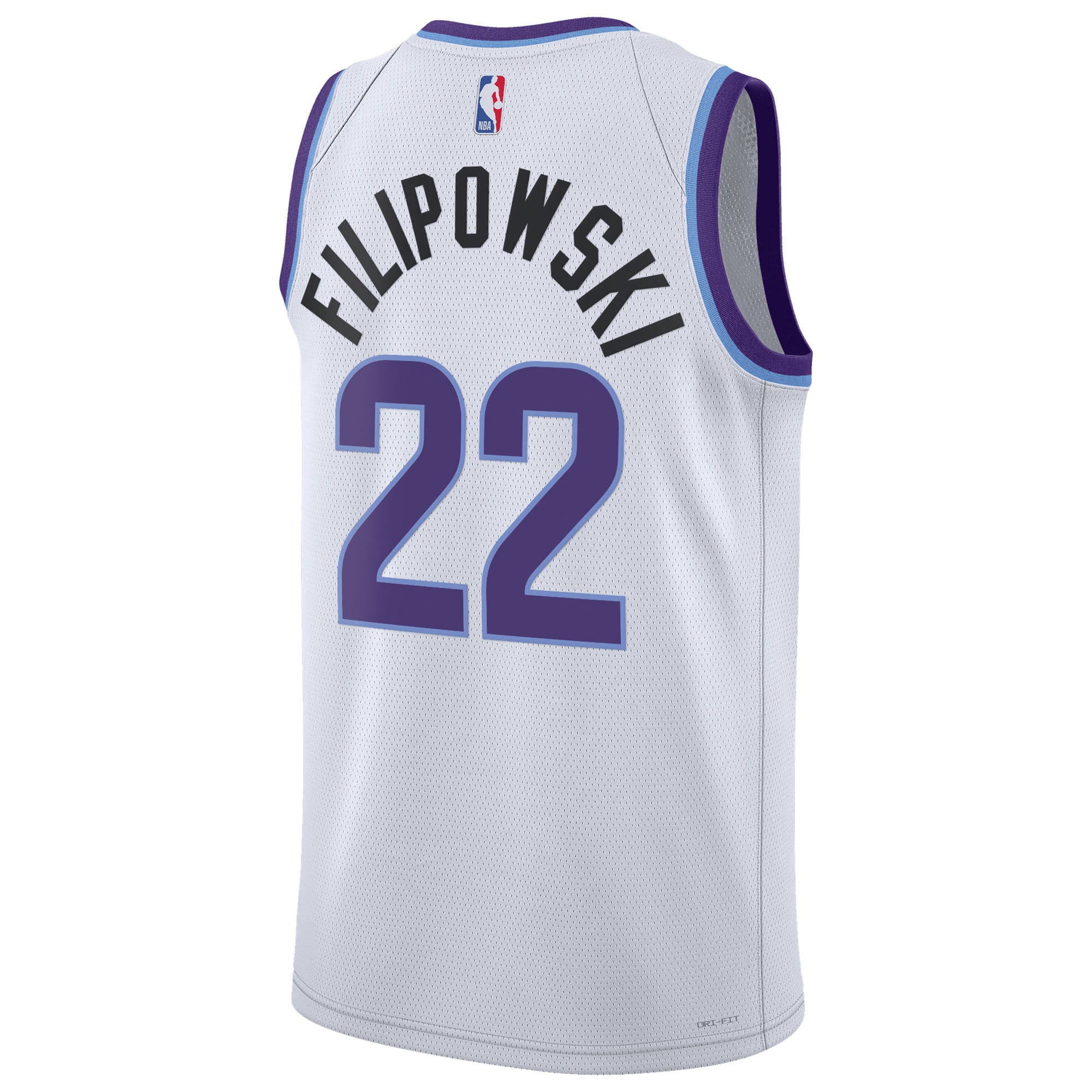 Kyle Filipowski Utah Jazz Unisex Swingman Jersey - Association Edition - White - Image 4