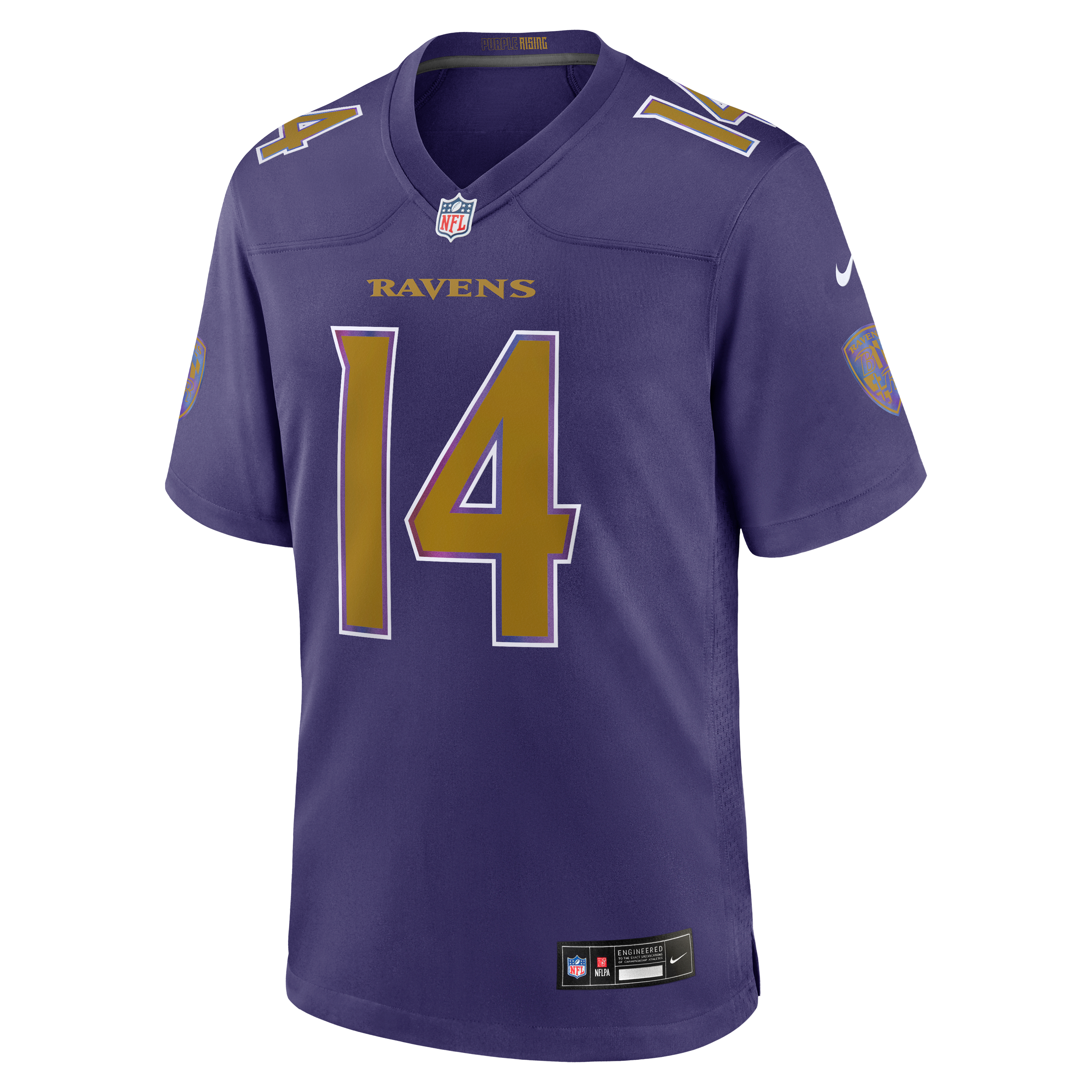 Kyle Hamilton Baltimore Ravens Alternate Game Jersey - Purple - Image 8
