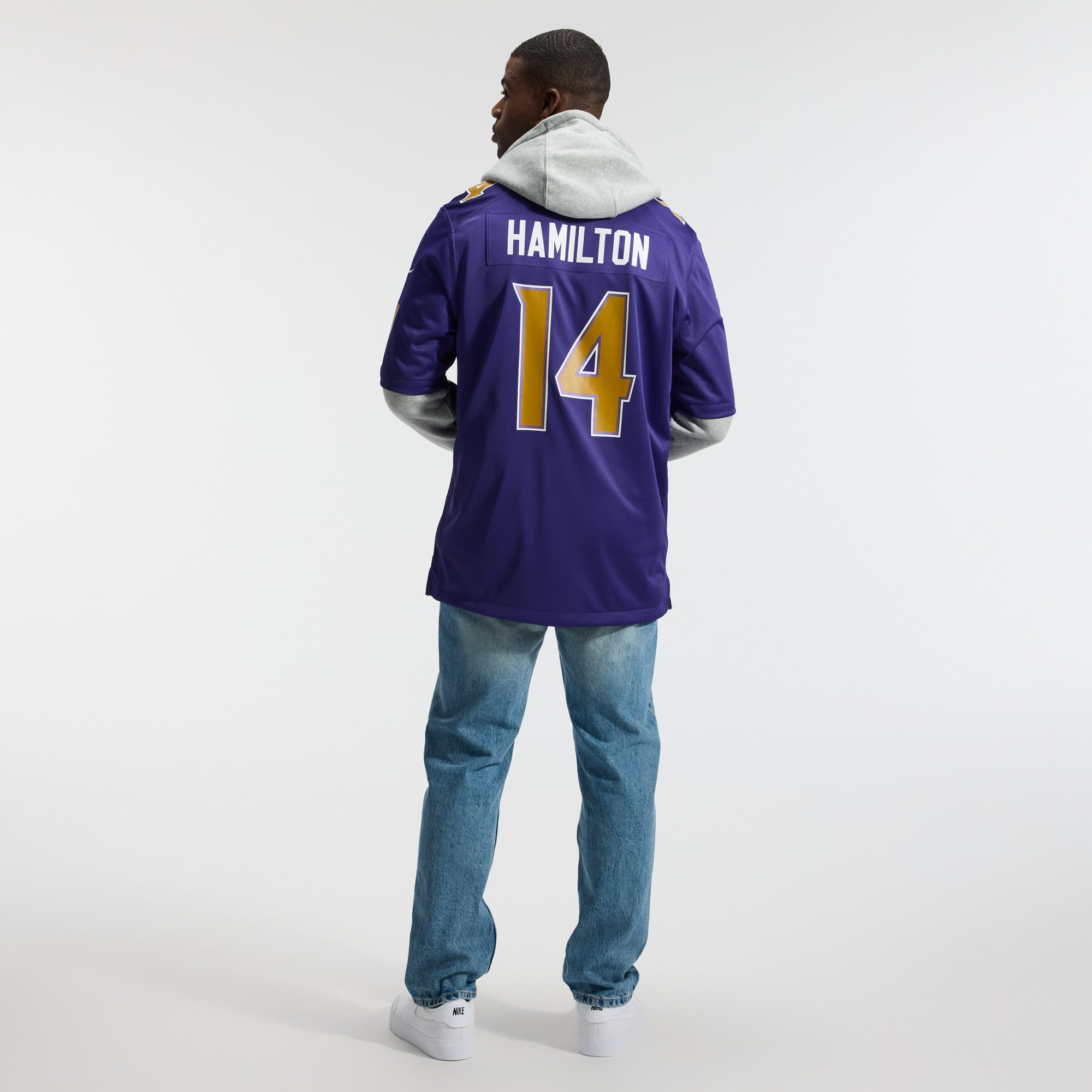 Kyle Hamilton Baltimore Ravens Alternate Game Jersey - Purple - Image 7