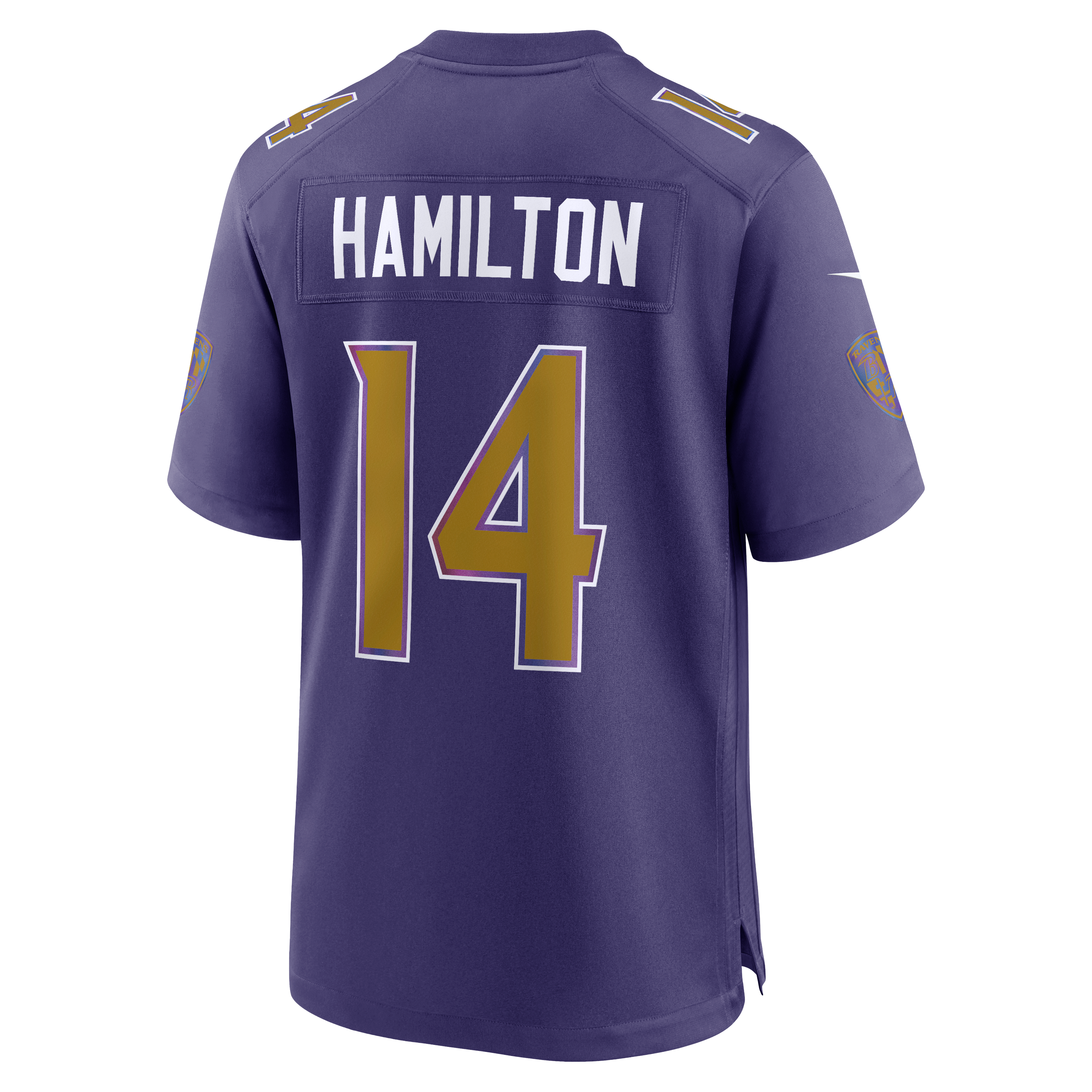 Kyle Hamilton Baltimore Ravens Alternate Game Jersey - Purple - Image 9