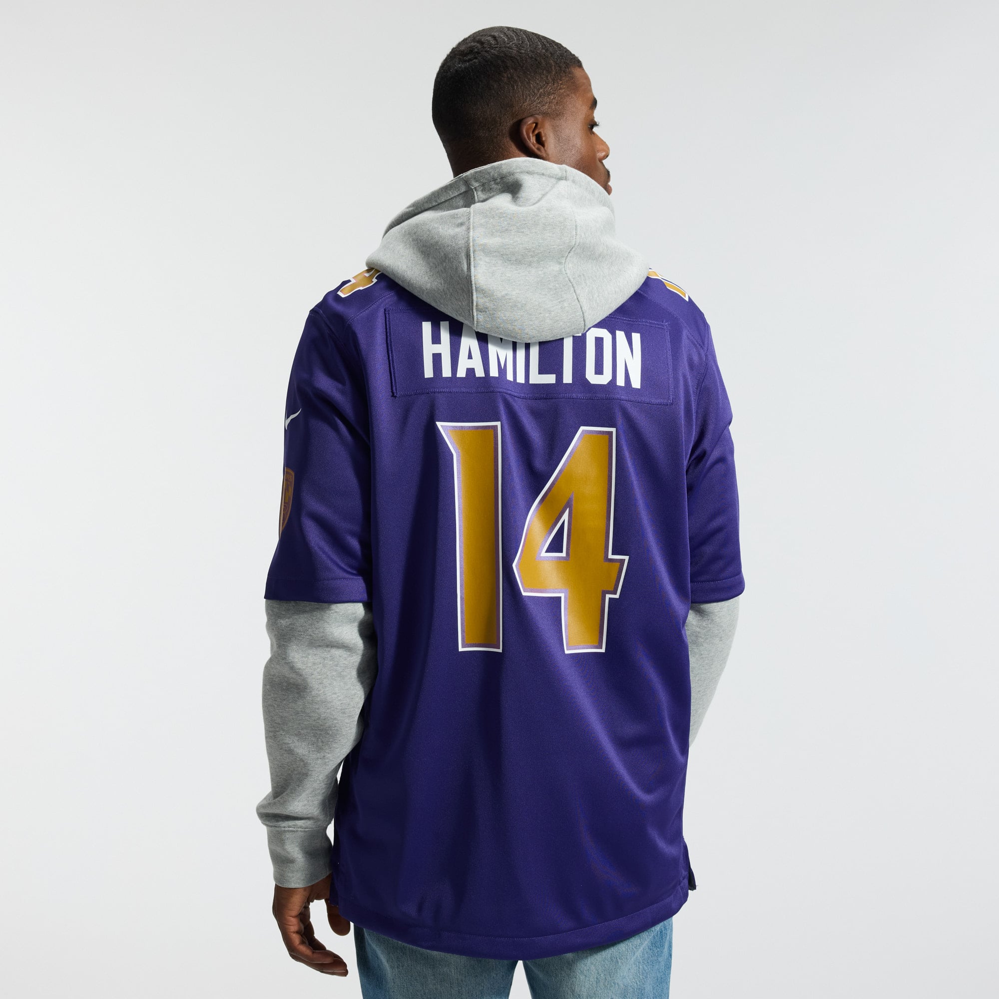 Kyle Hamilton Baltimore Ravens Alternate Game Jersey - Purple - Image 5