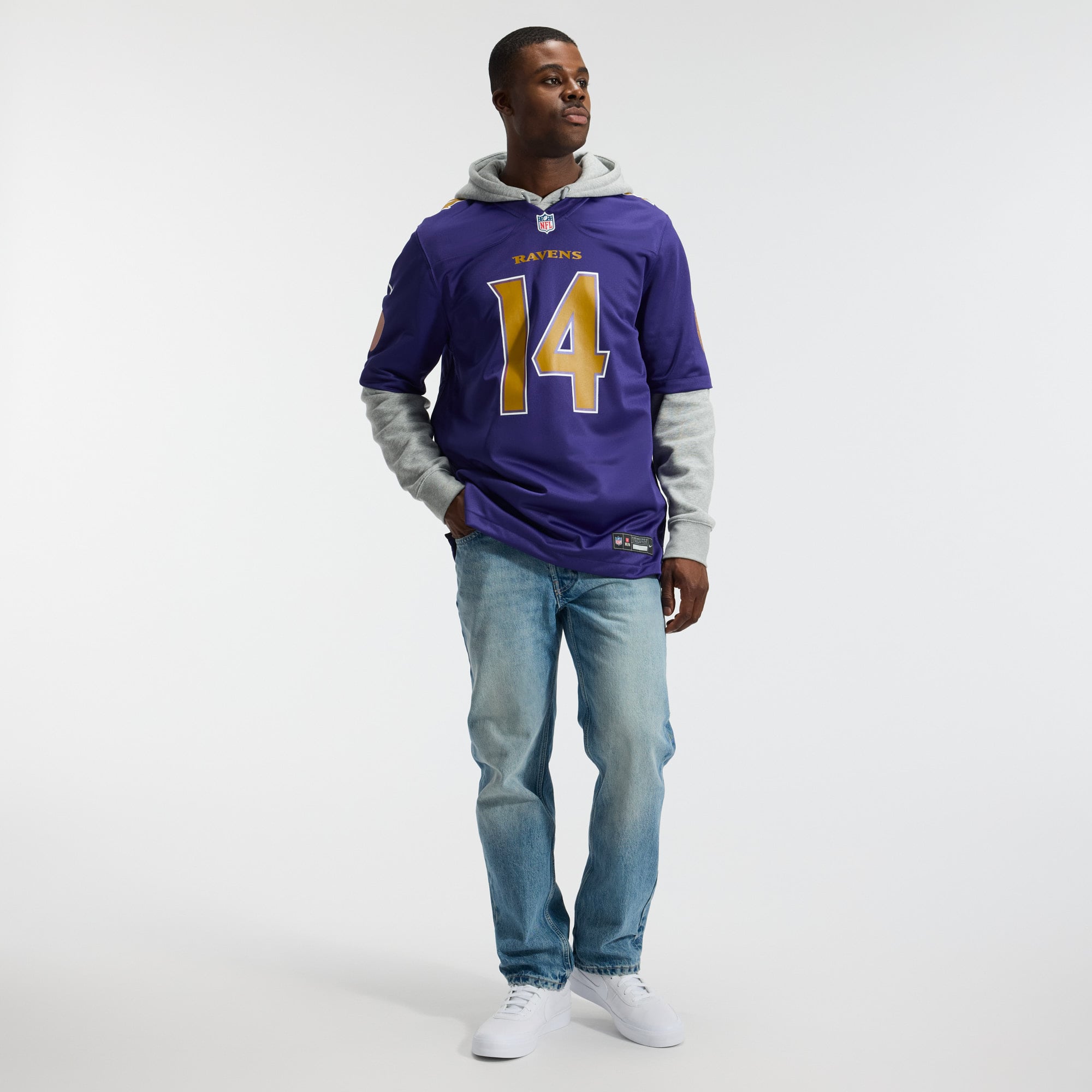 Kyle Hamilton Baltimore Ravens Alternate Game Jersey - Purple - Image 6
