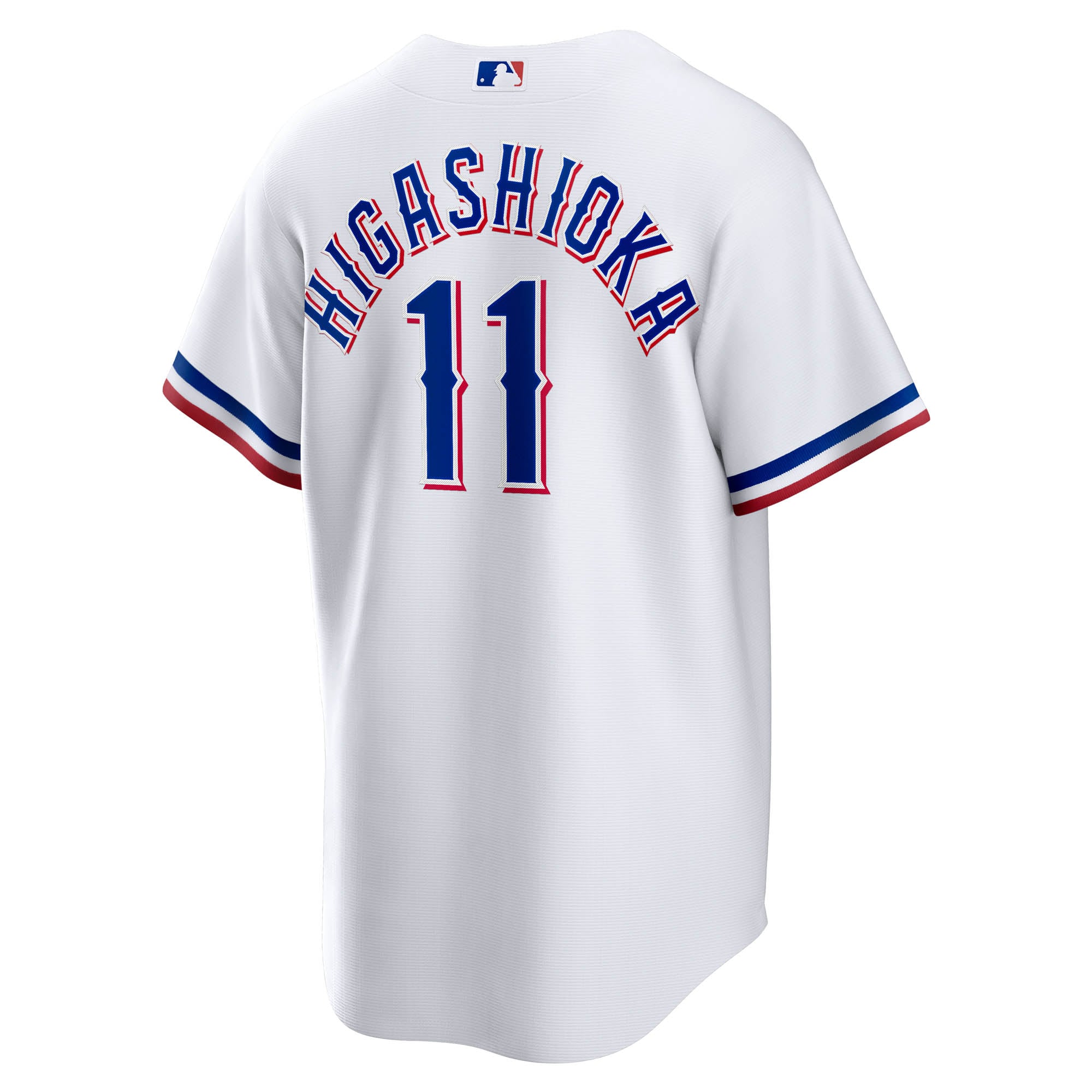Kyle Higashioka Texas Rangers Home Jersey - White - Image 4