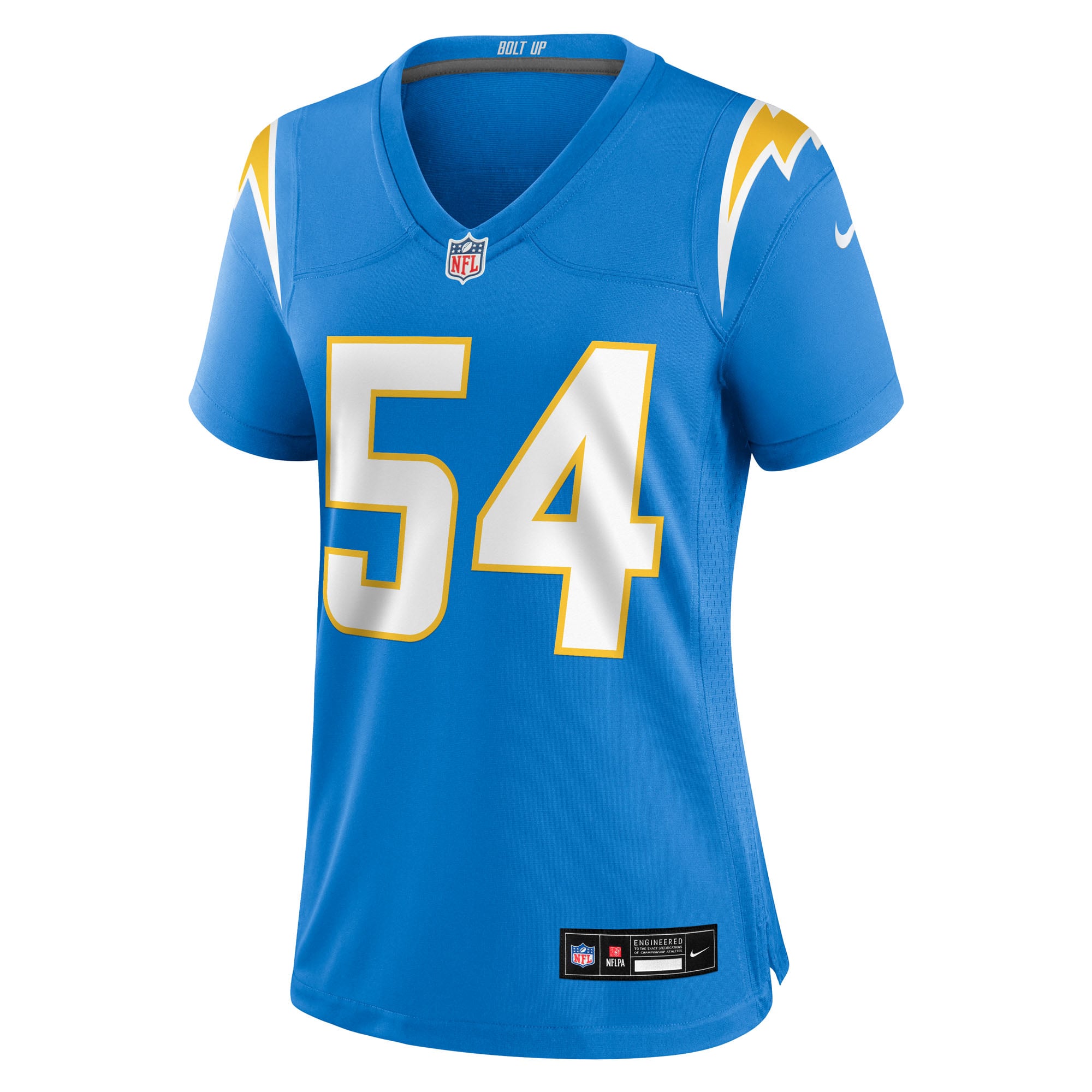 Kyle Kennard Los Angeles Chargers Women's Team Game Jersey - Powder Blue - Image 3