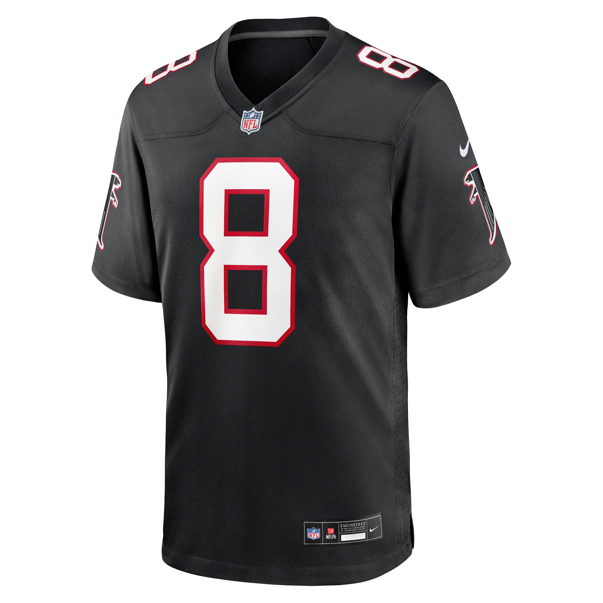 Kyle Pitts Sr. Atlanta Falcons Alternate Game Jersey - Black - Image 3