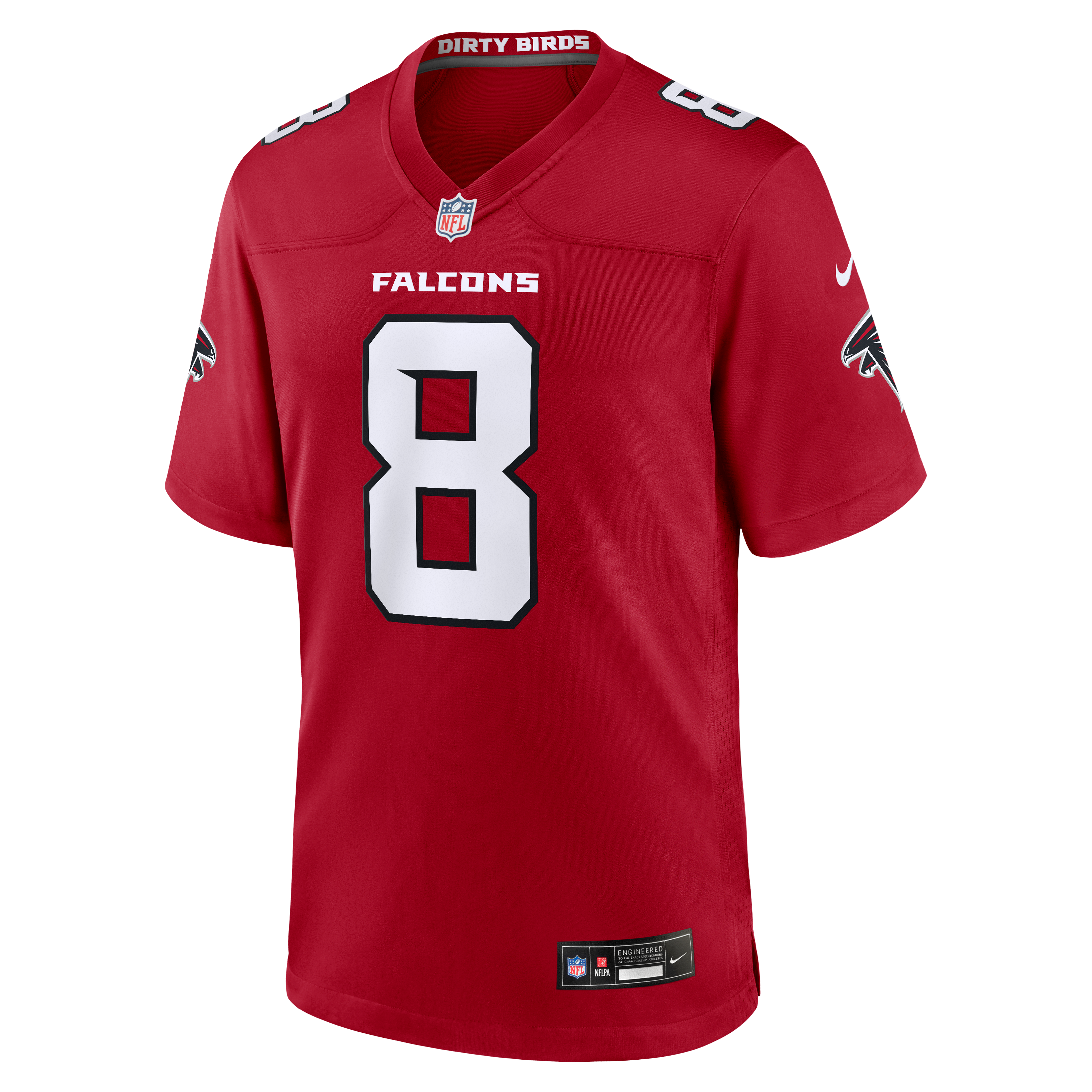 Kyle Pitts Sr. Atlanta Falcons Game Jersey - Red - Image 3