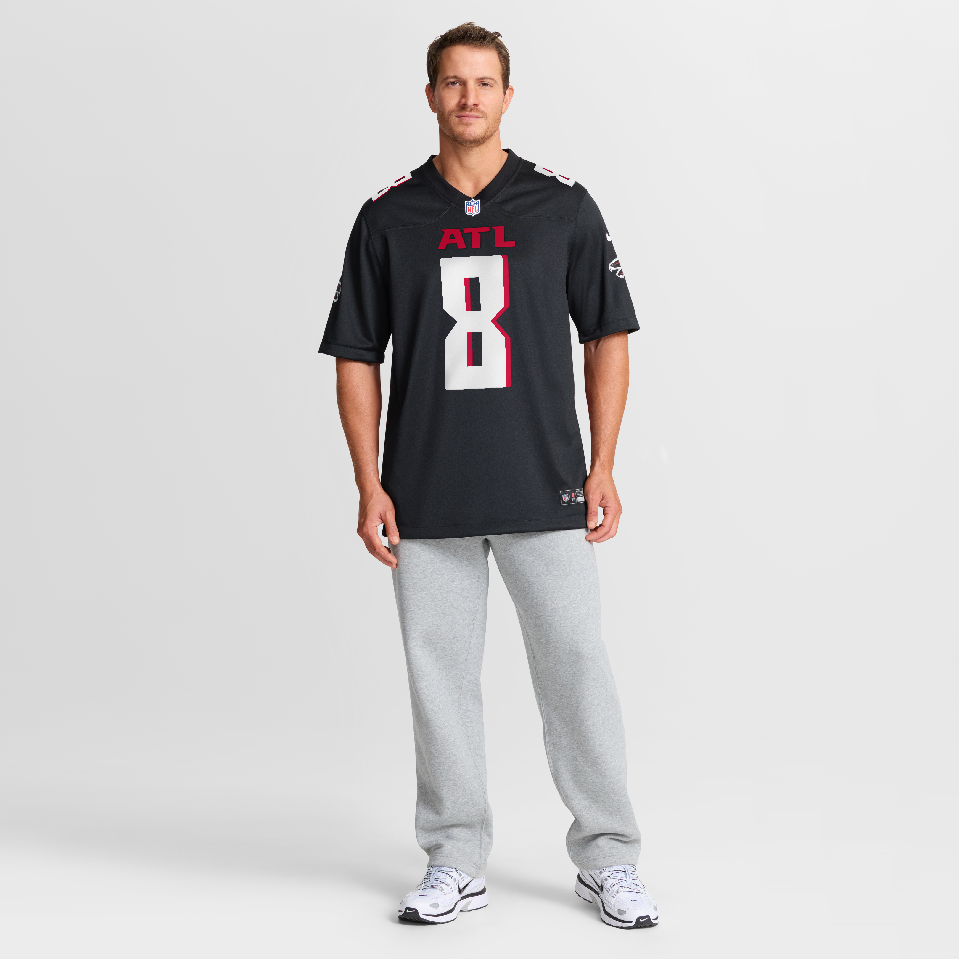Kyle Pitts Sr. Atlanta Falcons Team Game Jersey - Black - Image 8