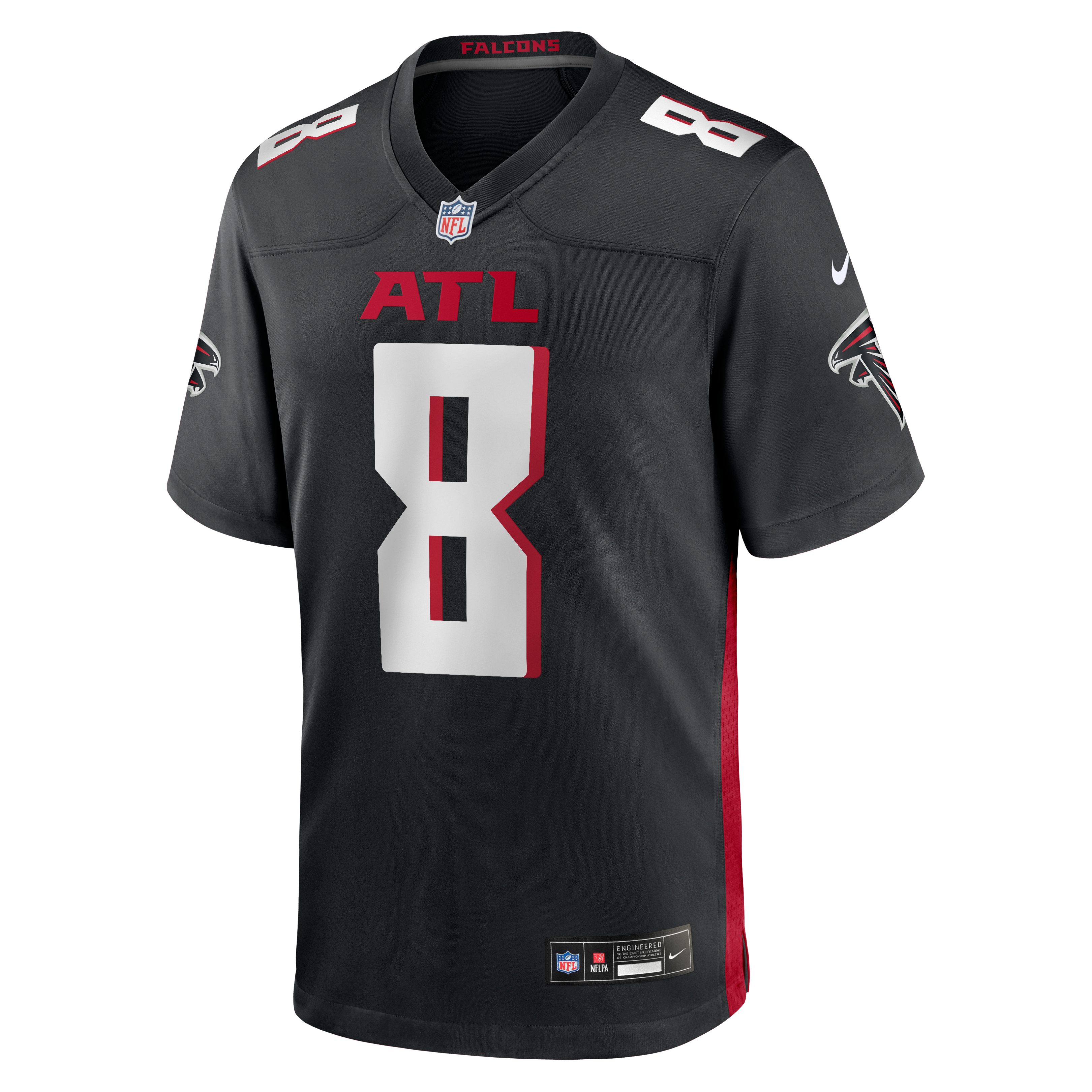 Kyle Pitts Sr. Atlanta Falcons Team Game Jersey - Black - Image 3