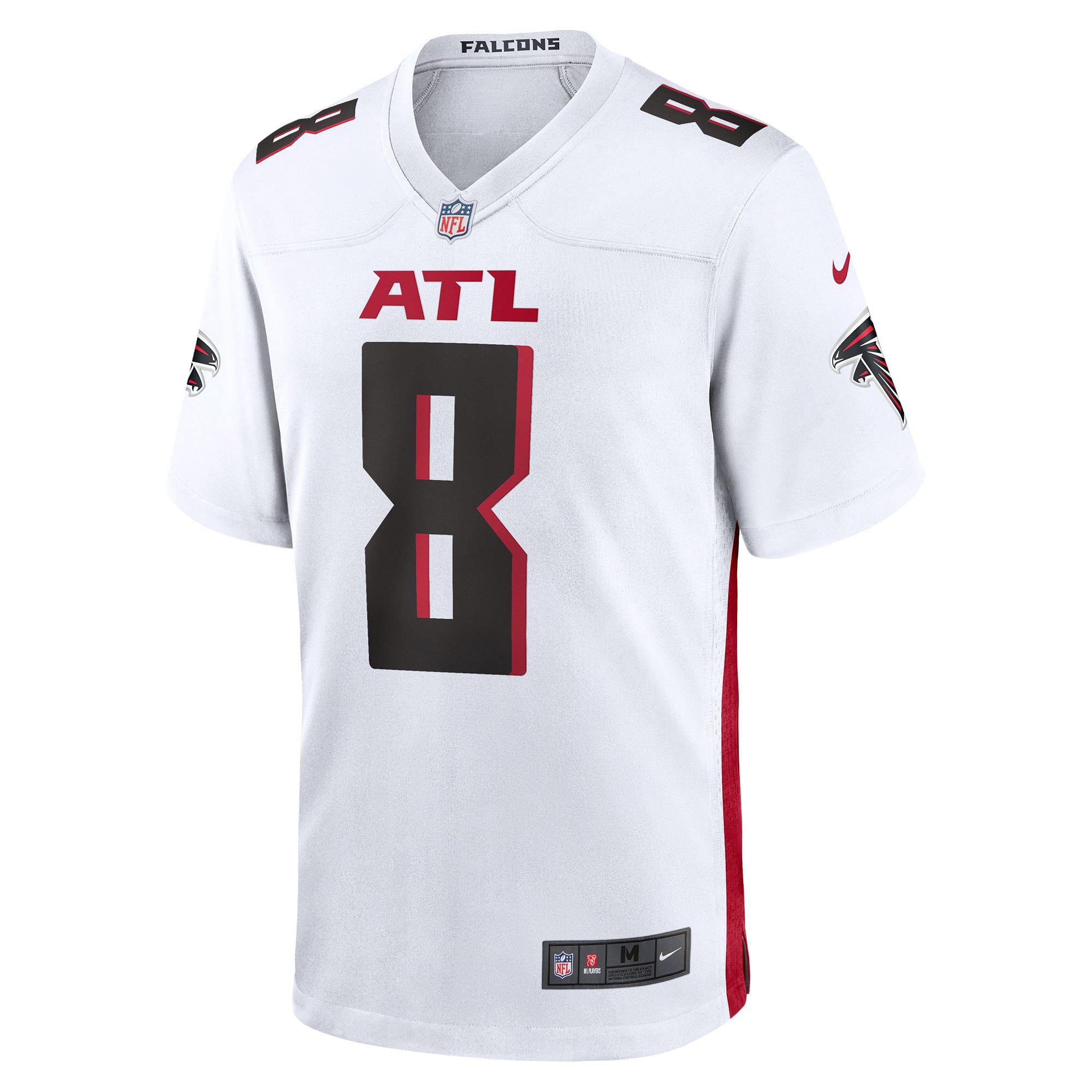 Kyle Pitts Sr. Atlanta Falcons Team Game Jersey - White - Image 3