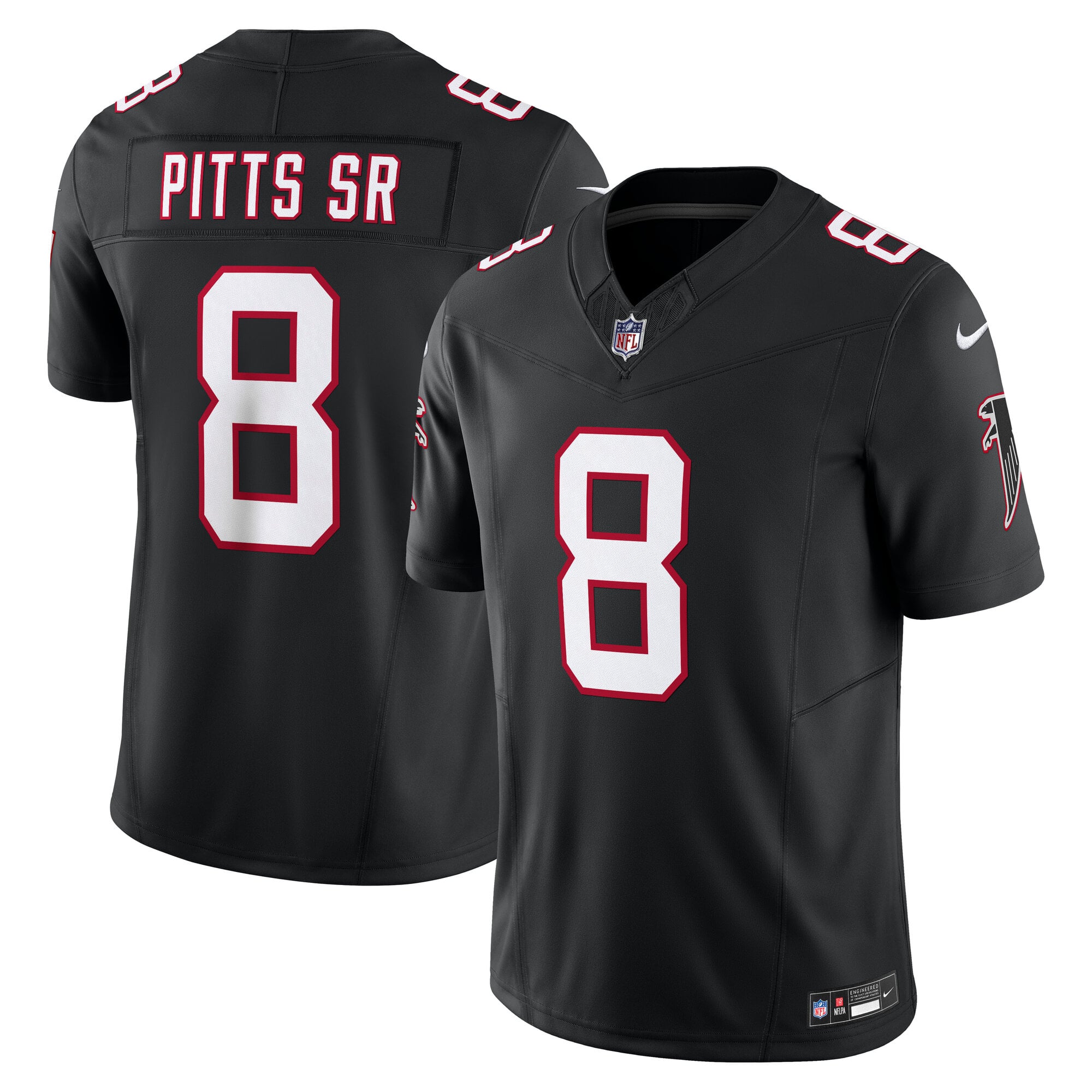 Kyle Pitts Sr. Atlanta Falcons Vapor F.U.S.E. Limited Jersey - Black - Image 2