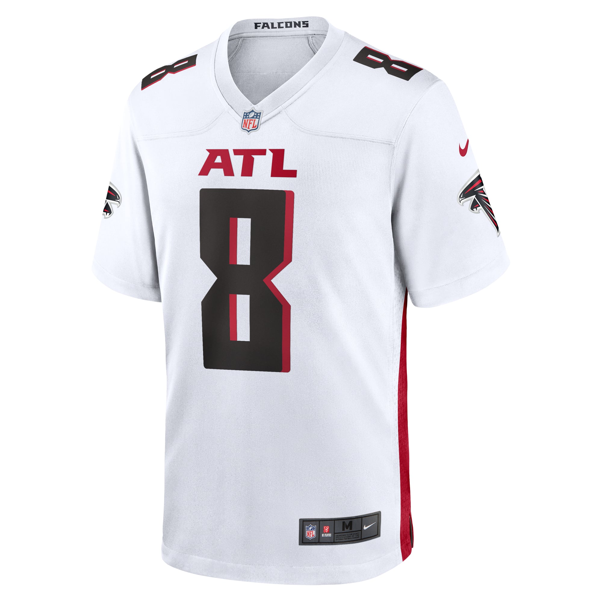 Kyle Pitts Sr. Atlanta Falcons White Game Jersey - White - Image 3