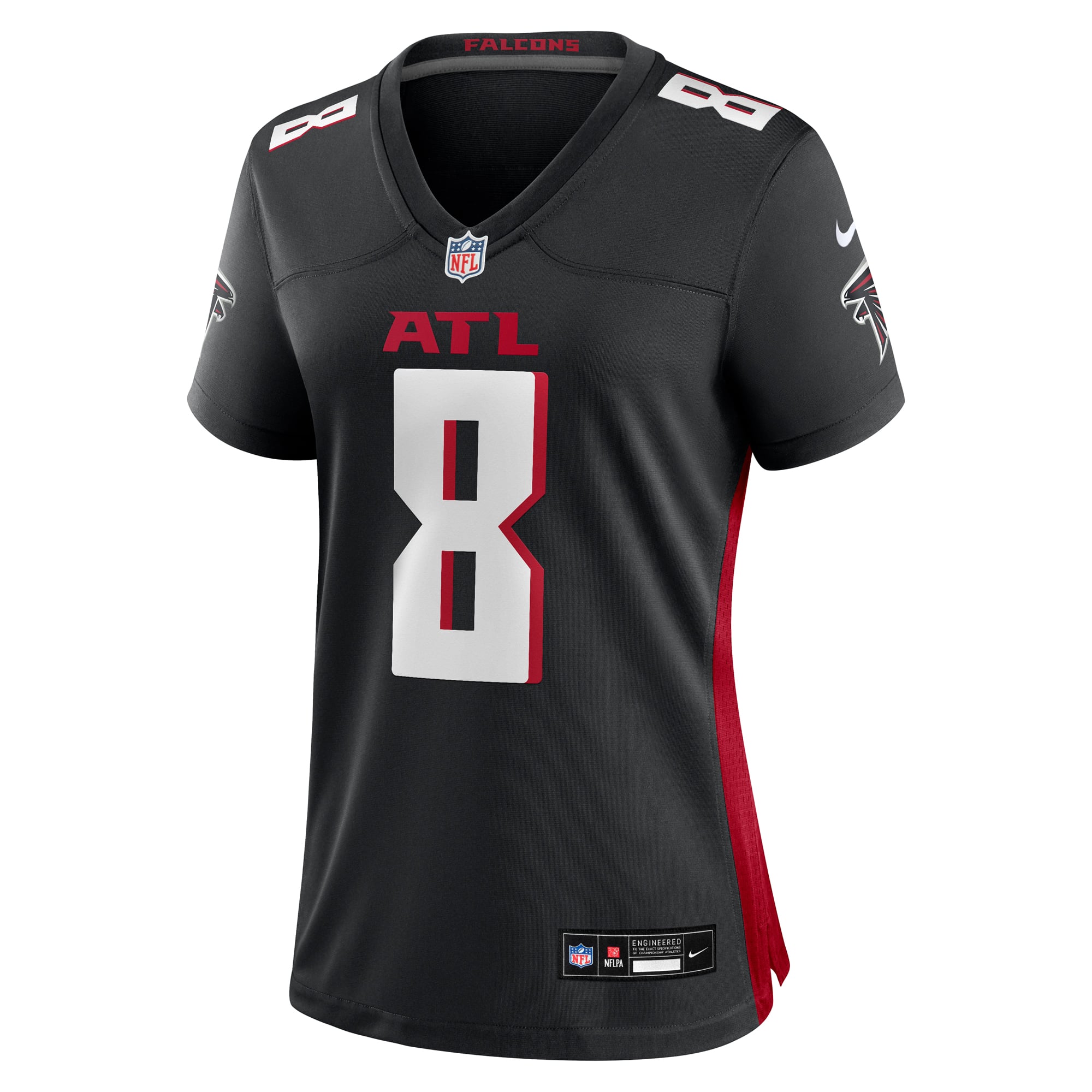 Kyle Pitts Sr. Atlanta Falcons Women's Game Jersey - Black - Image 3