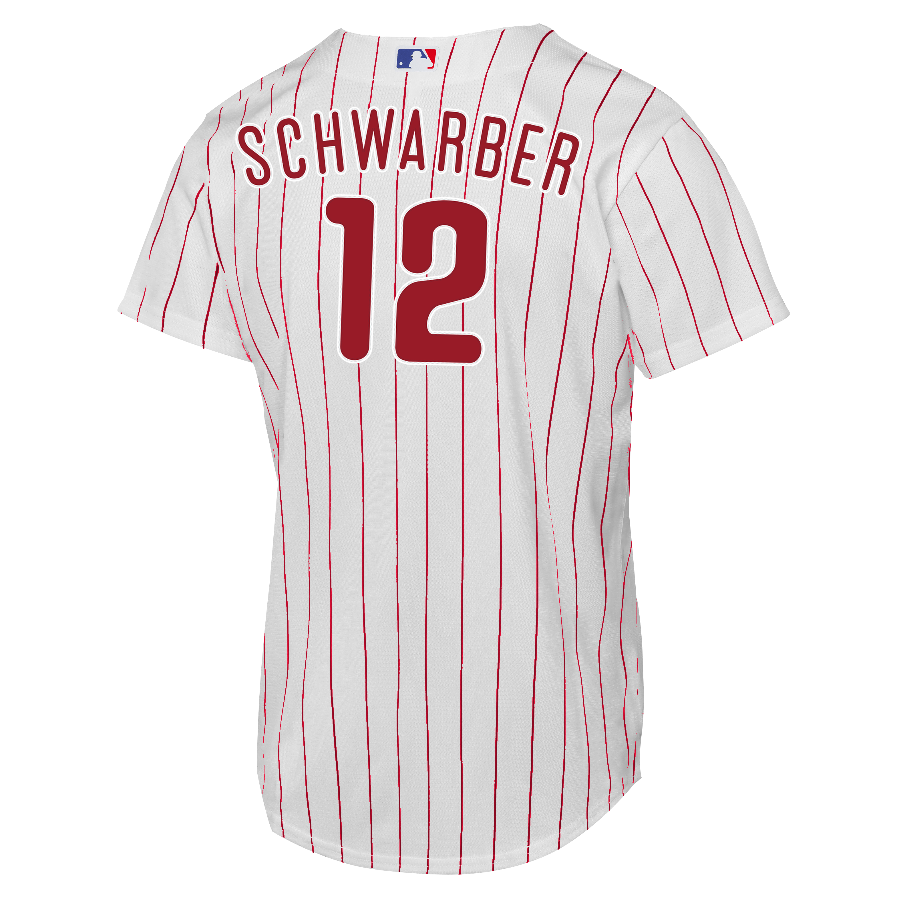 Kyle Schwarber Philadelphia Phillies Youth Home Jersey - White - Image 4