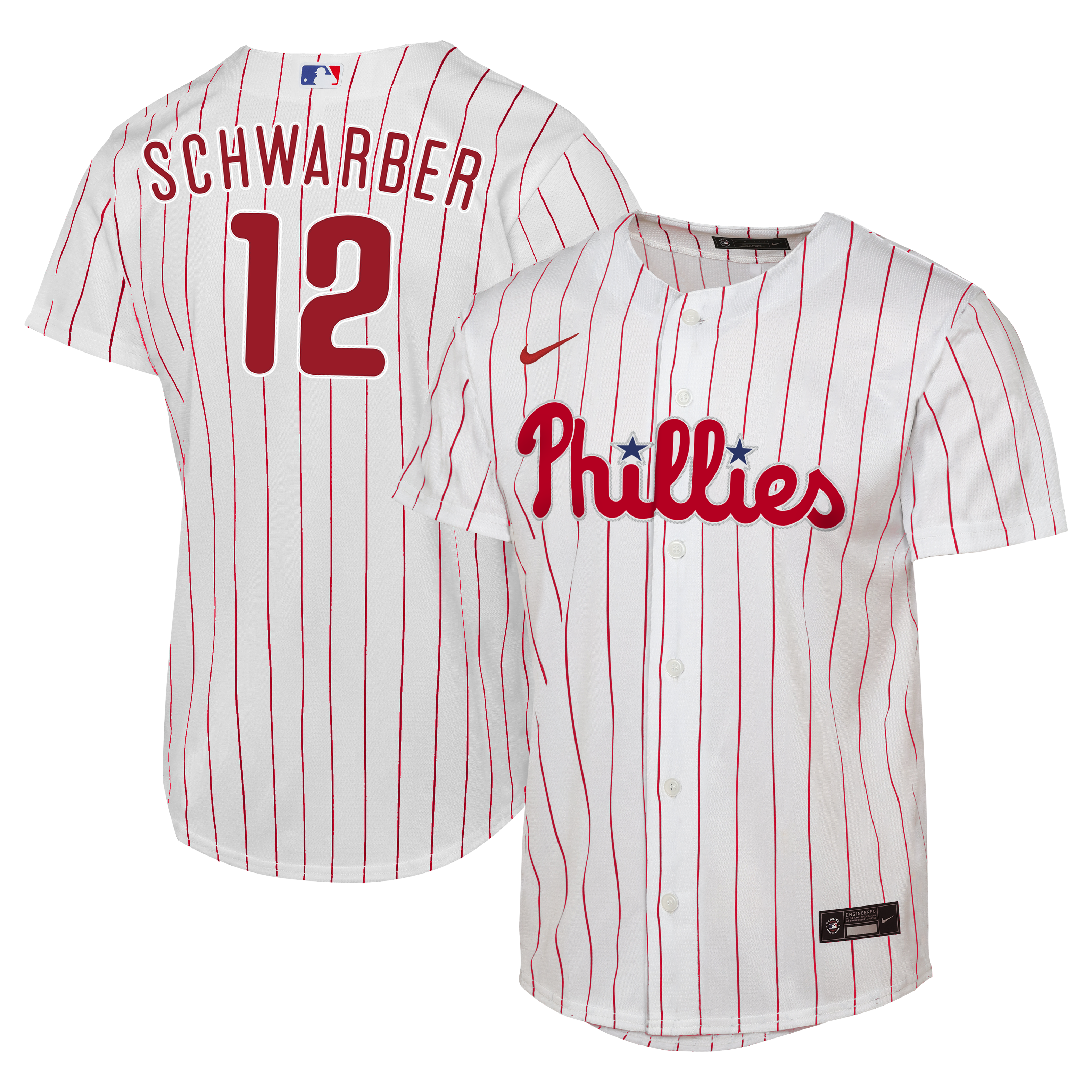 Kyle Schwarber Philadelphia Phillies Youth Home Jersey - White