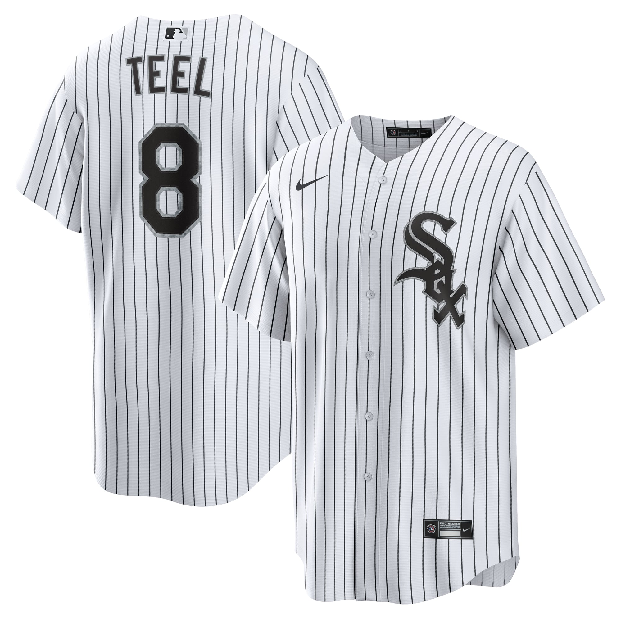 Kyle Teel Chicago White Sox Home Jersey - White - Image 2