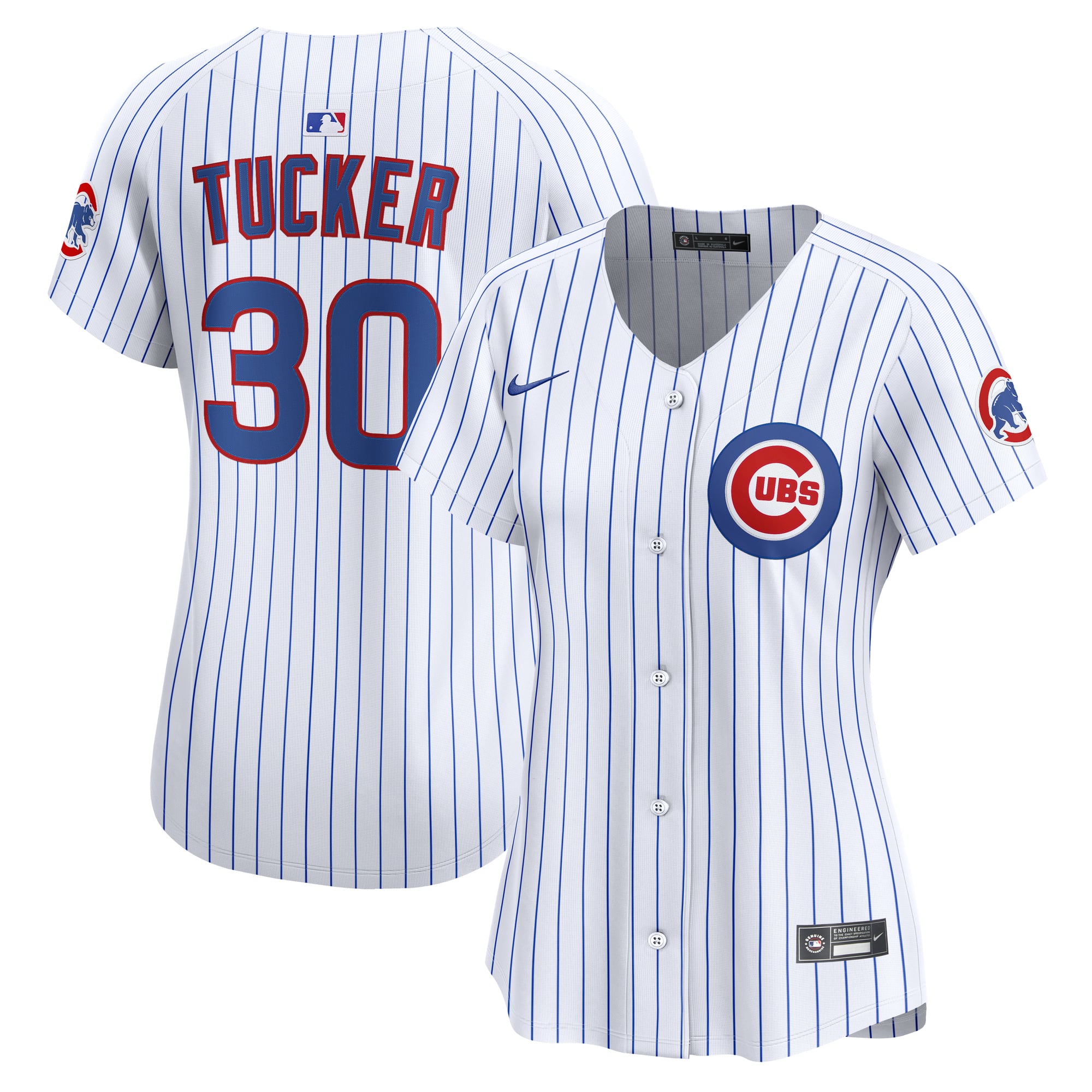 Kyle Tucker Chicago Cubs Women's Home Limited Player Jersey - White - Image 2