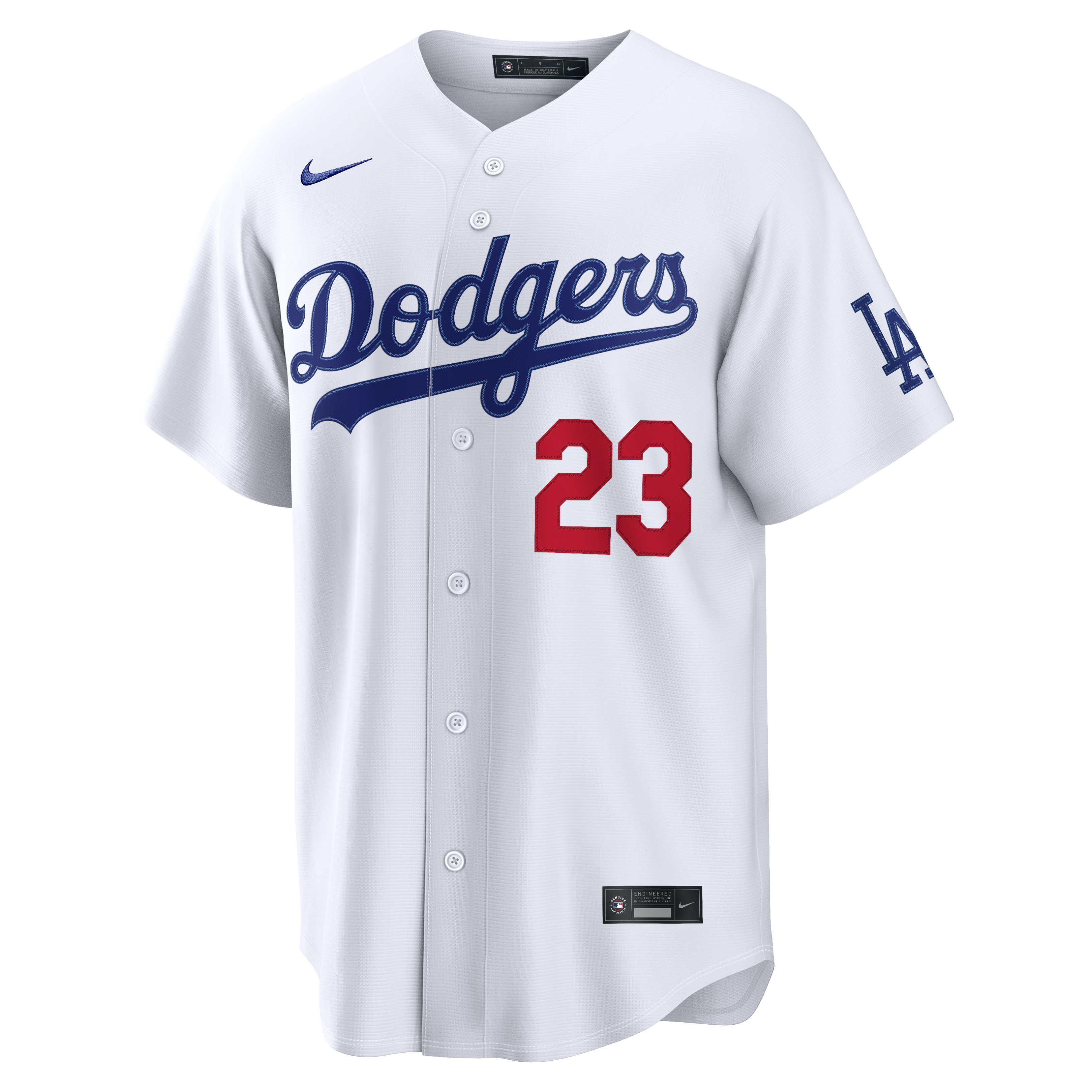 Kyle Tucker Los Angeles Dodgers Home Stadium Jersey - White - Image 3