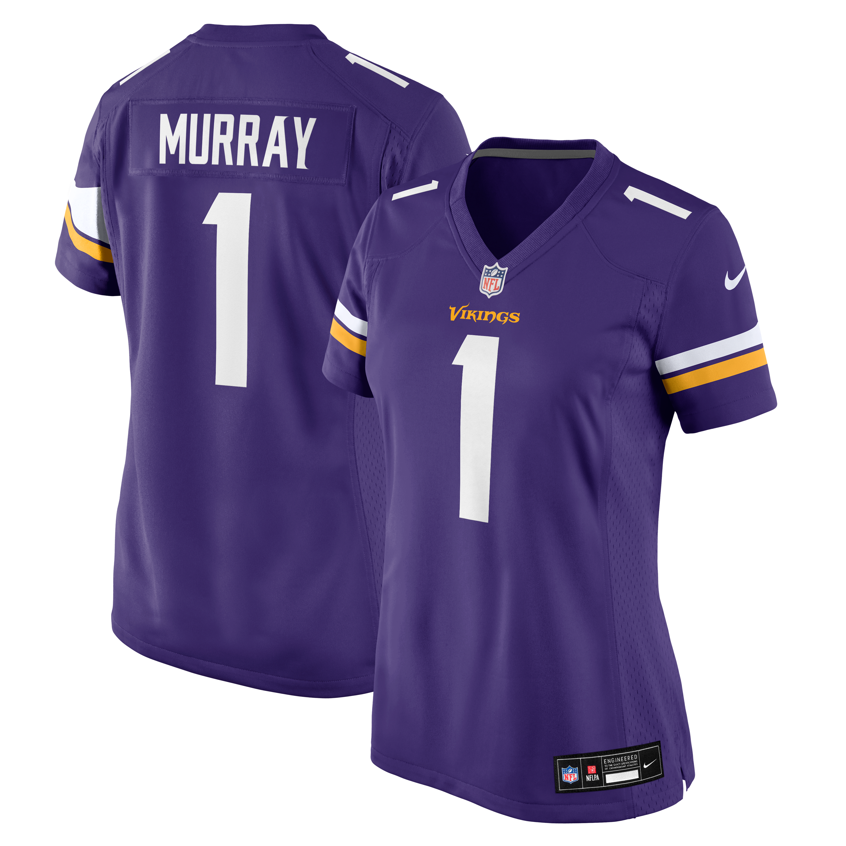 Kyler Murray Minnesota Vikings Women's Game Jersey - Purple - Image 2
