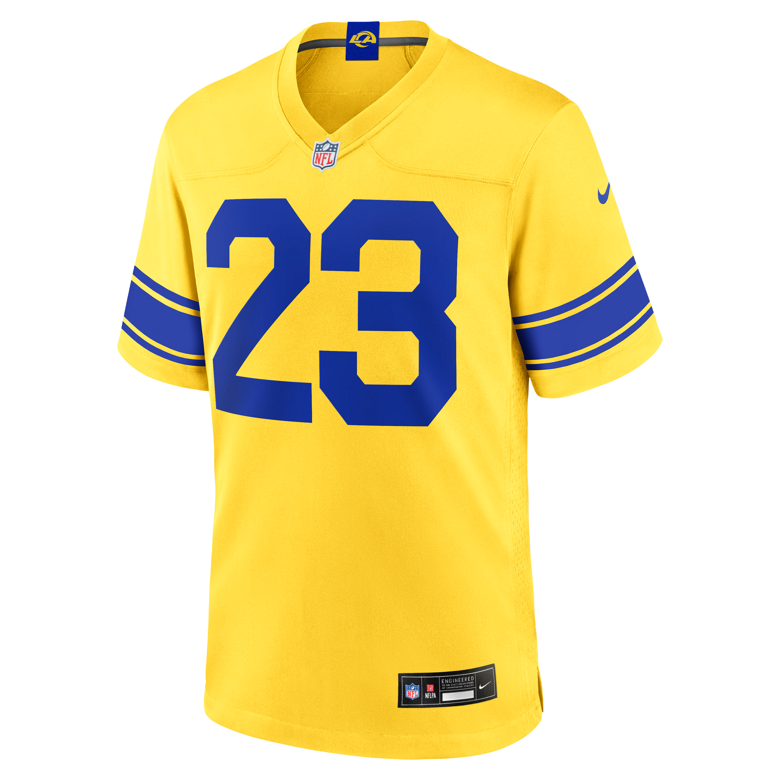 Kyren Williams Los Angeles Rams Classic Sol Game Jersey - Gold - Image 3